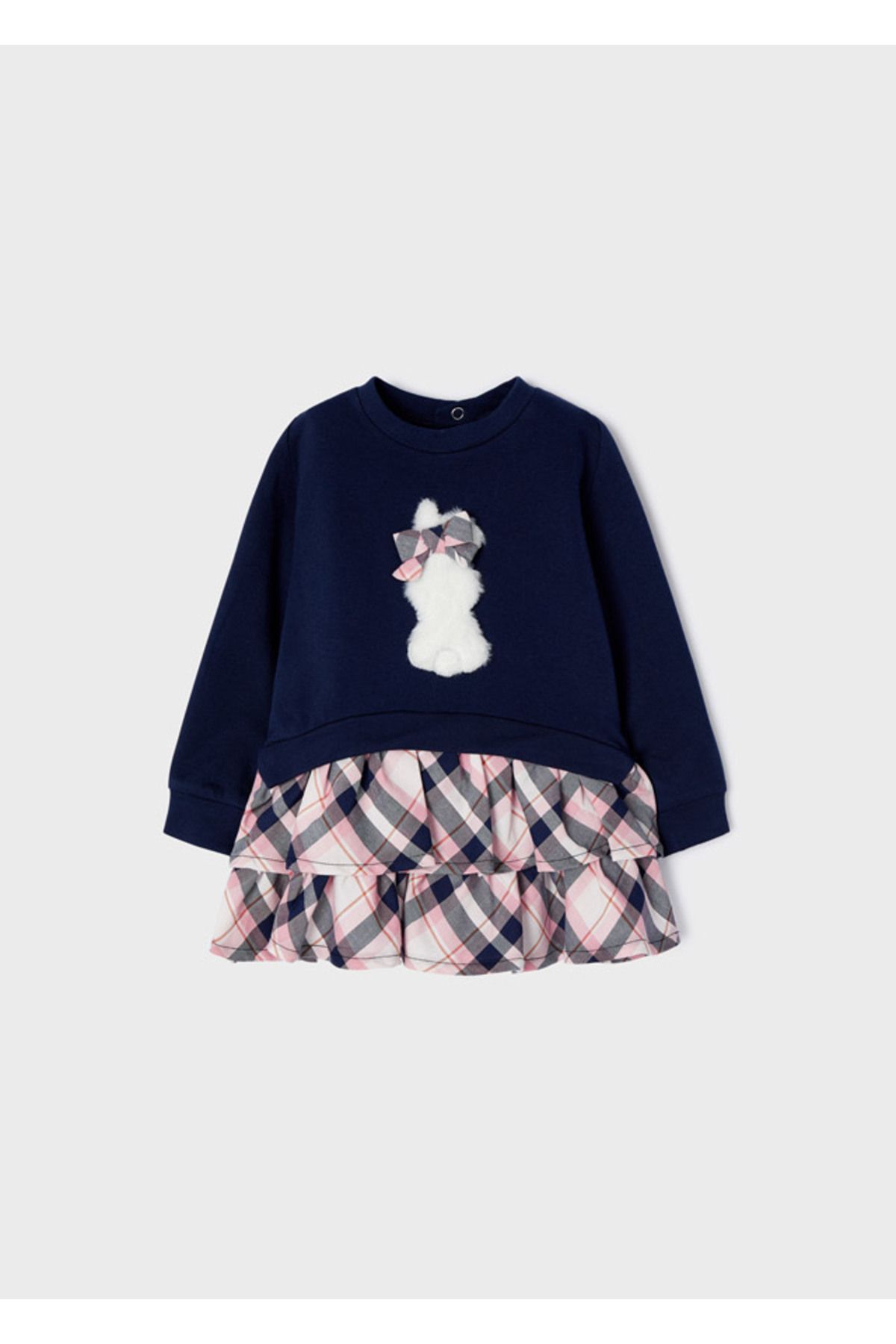 Mayoral Kız Bebek Kışlık Ekose Etekli Elbise 2955