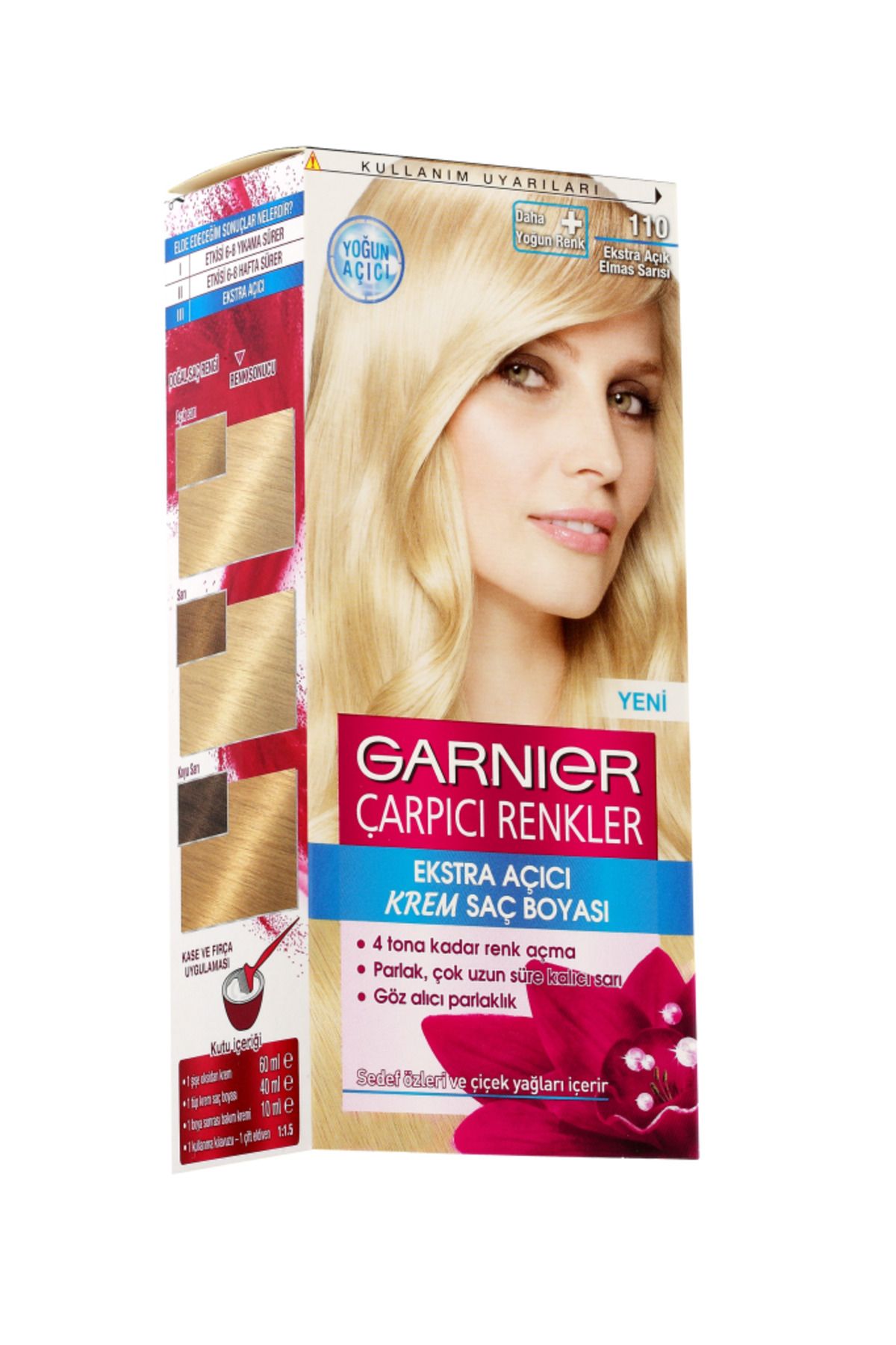 Garnier Çarpıcı Renkler Saç Boyası 110 Ekstra Açık Elmas Sarısı