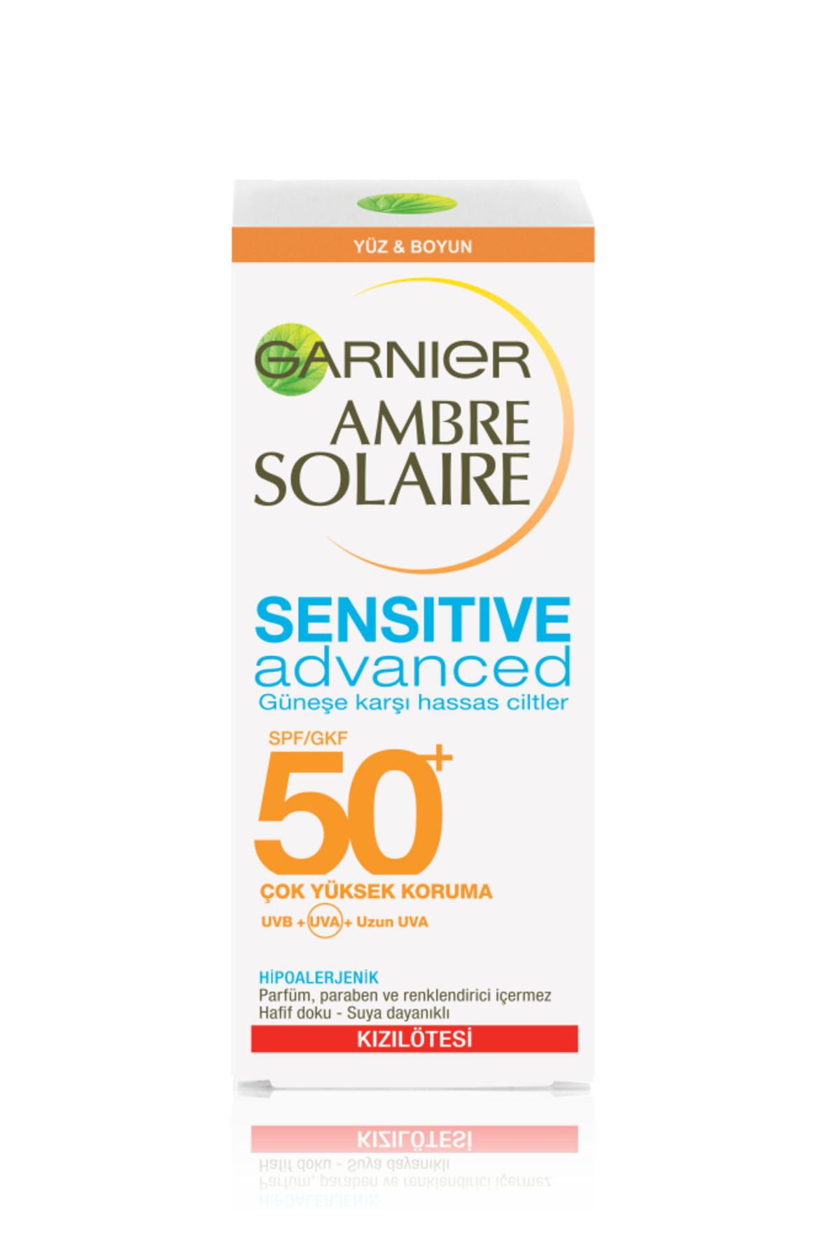 Garnier Ambre Solaire Sensitive Advanced Koruyucu Güneş Yüz Kremi Gkf50 50ml