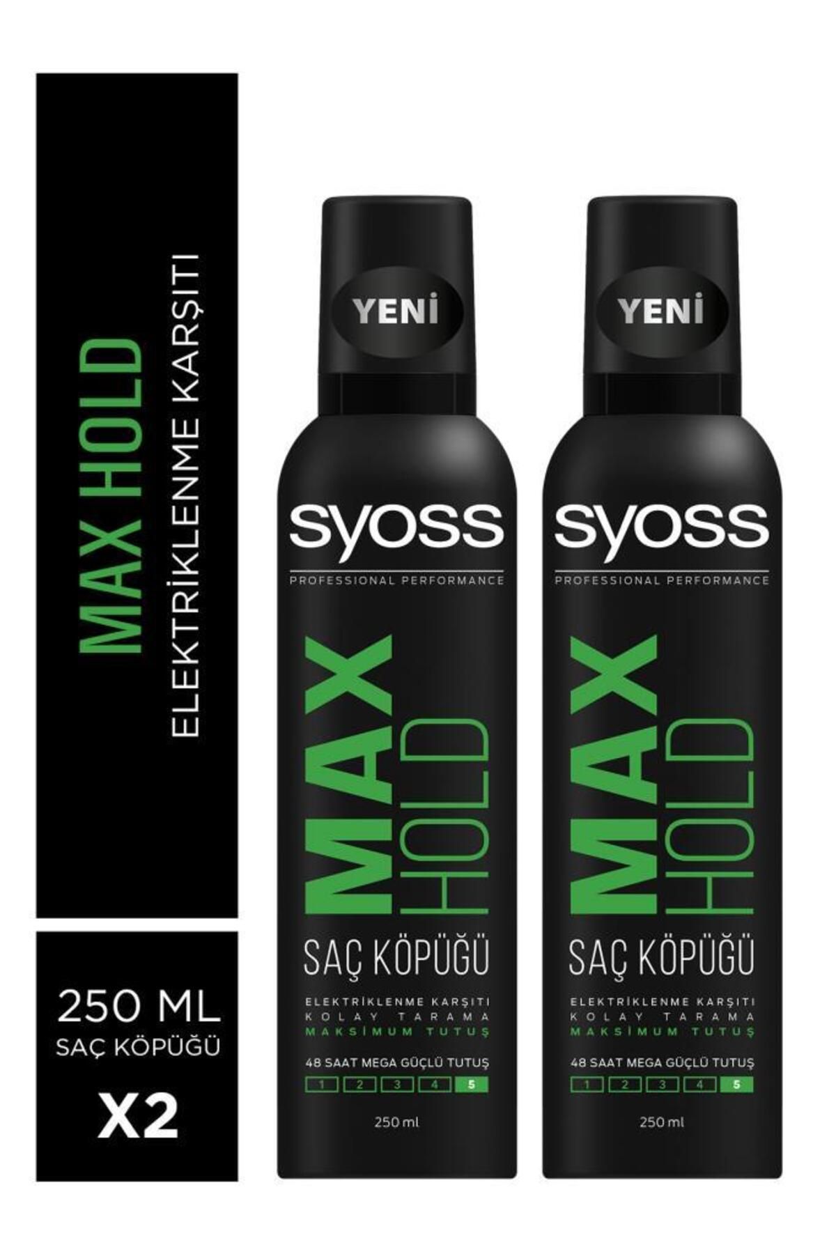 Syoss Köpük Maximum Tutuş 250ml X2