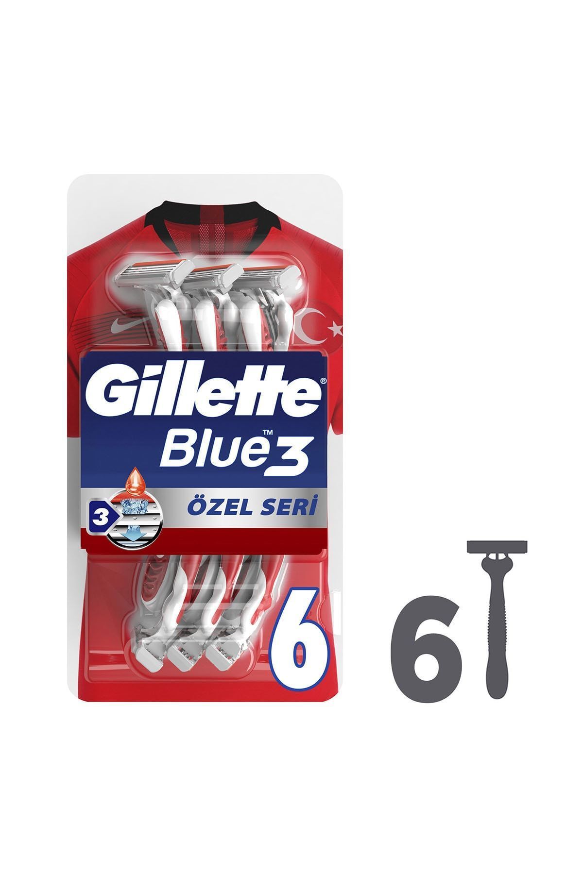 Gillette Blue -3 6Lı Pride