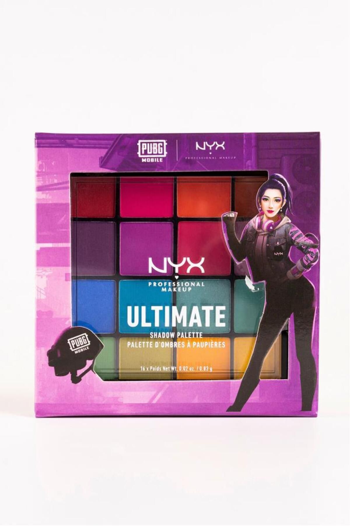 NYX Professional Makeup Pubgm Ultimate Shadow Palette Brights - Far Paleti