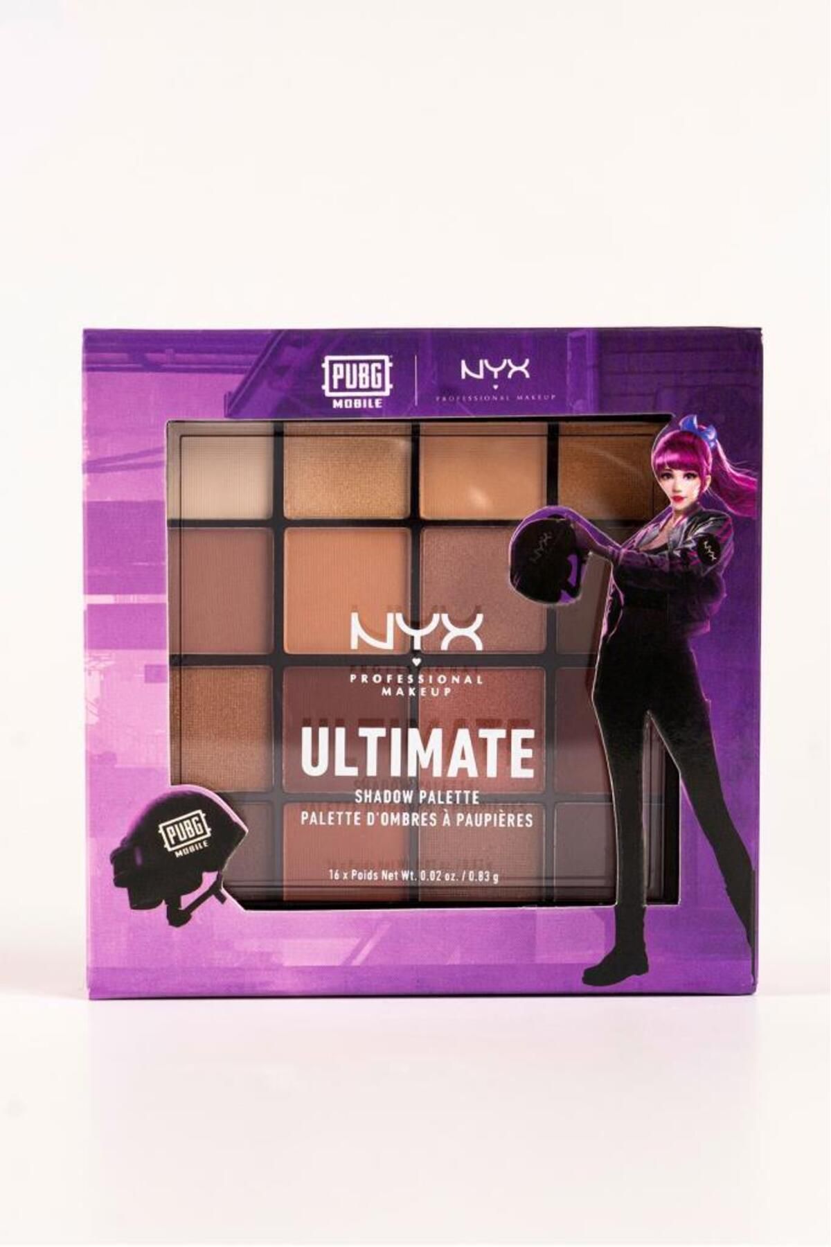 NYX Professional Makeup Pubgm Ultimate Shadow Palette Warm Neutrals - Far Paleti