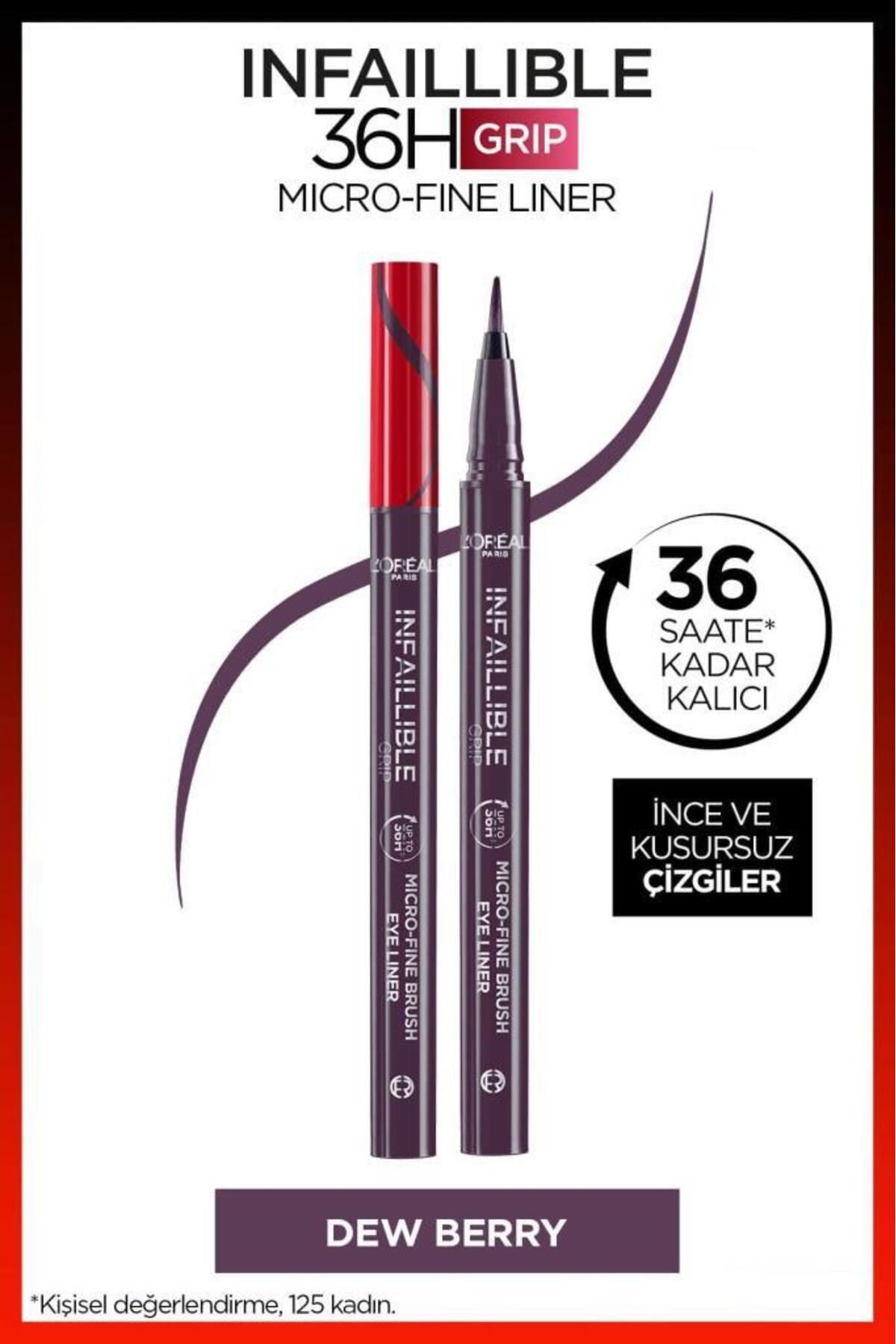 L'Oreal Paris L'oréal Paris Infaillible 36h Grip Micro Fine Eyeliner 04 Dew Berry