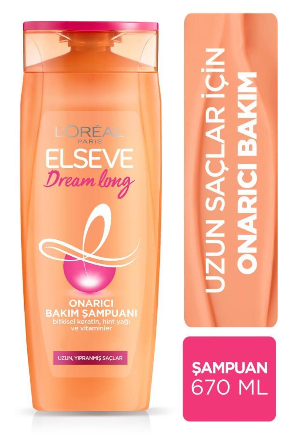 Elseve Dream Long Onarıcı Bakım Şampuanı 670 ml