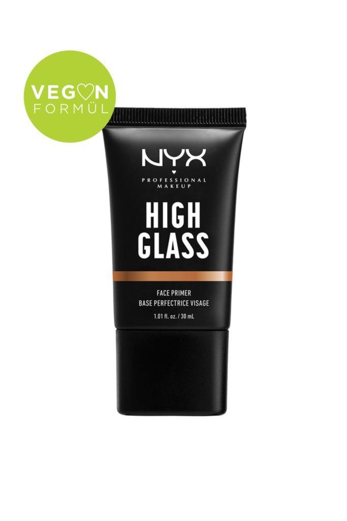 NYX Professional Makeup Hıgh Glass Face Prımer 3 - Sandy Glow