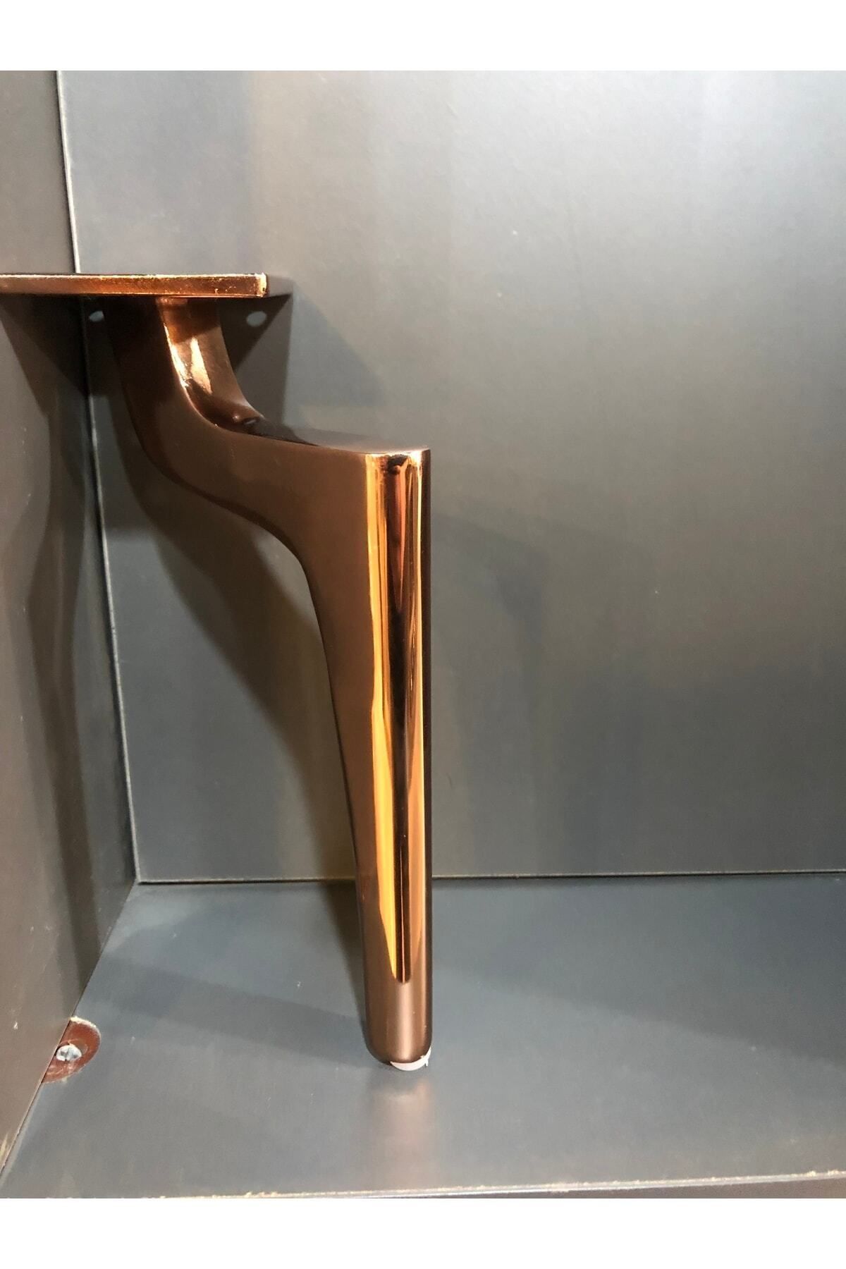 Emaks Zarif Metal Ayak 20cm Rose Koltuk Dolap Komidin Modern Mobilya Tv Ünite Şifonyer Puf