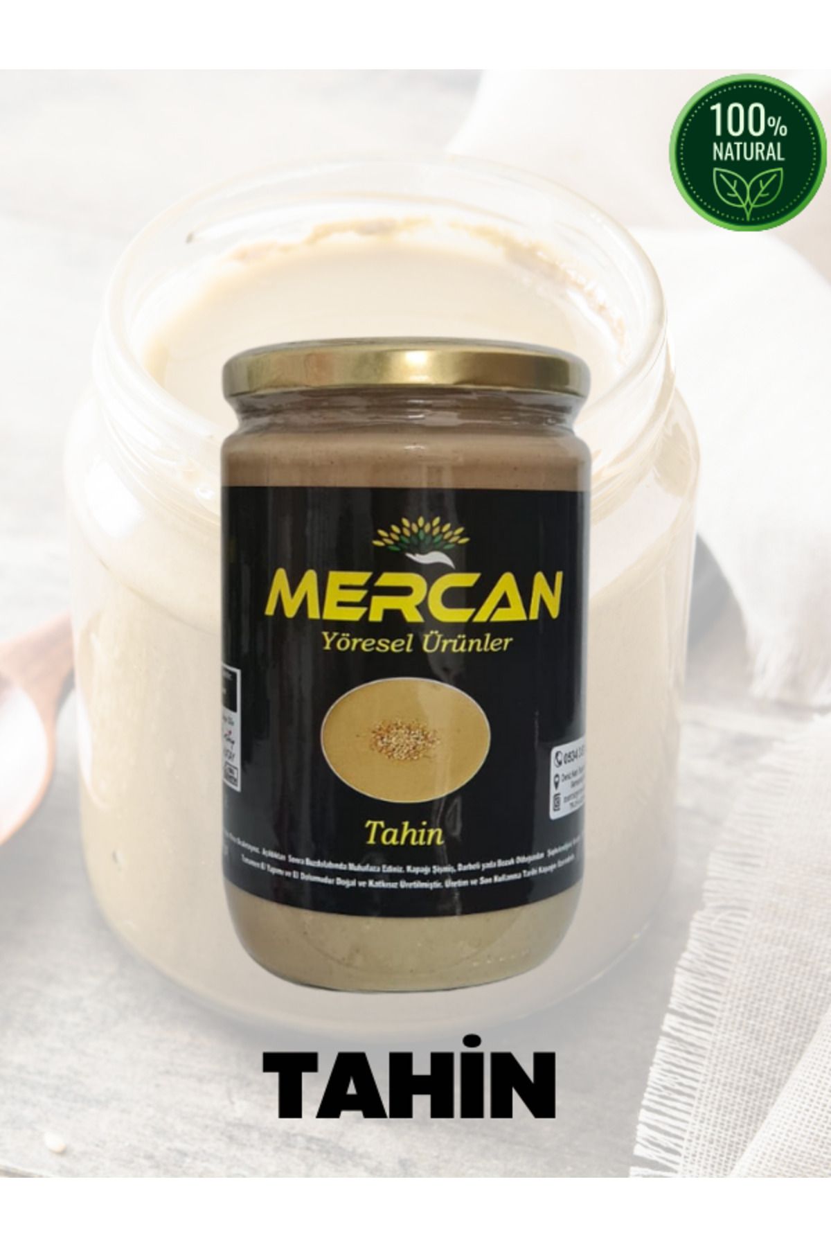 MERCANYORESEL %100 Doğal Hatay Usulü Tahin 1 Kg