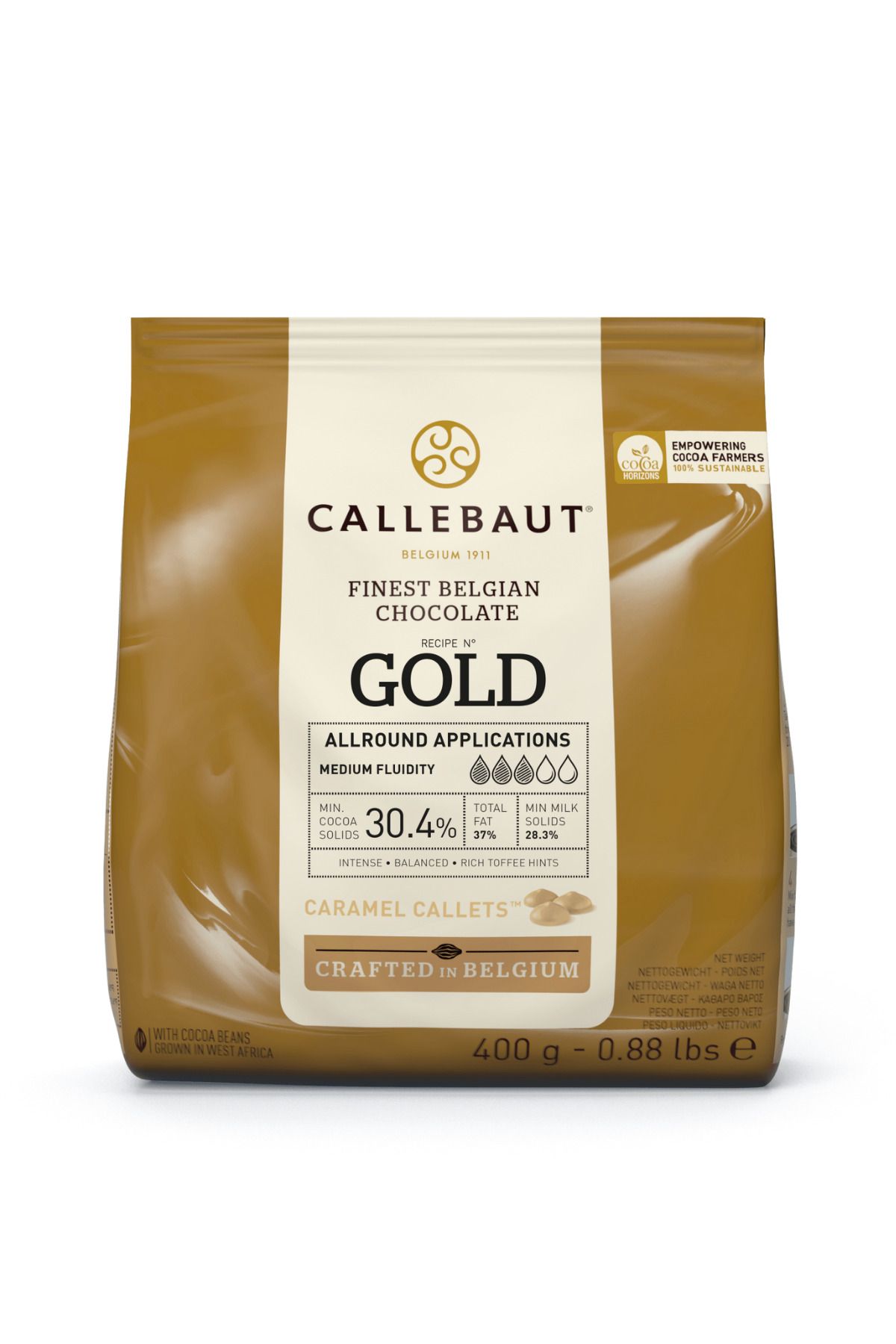 Callebaut Belçika Çikolatası Karamel Drop Çikolata (0,40 KG)