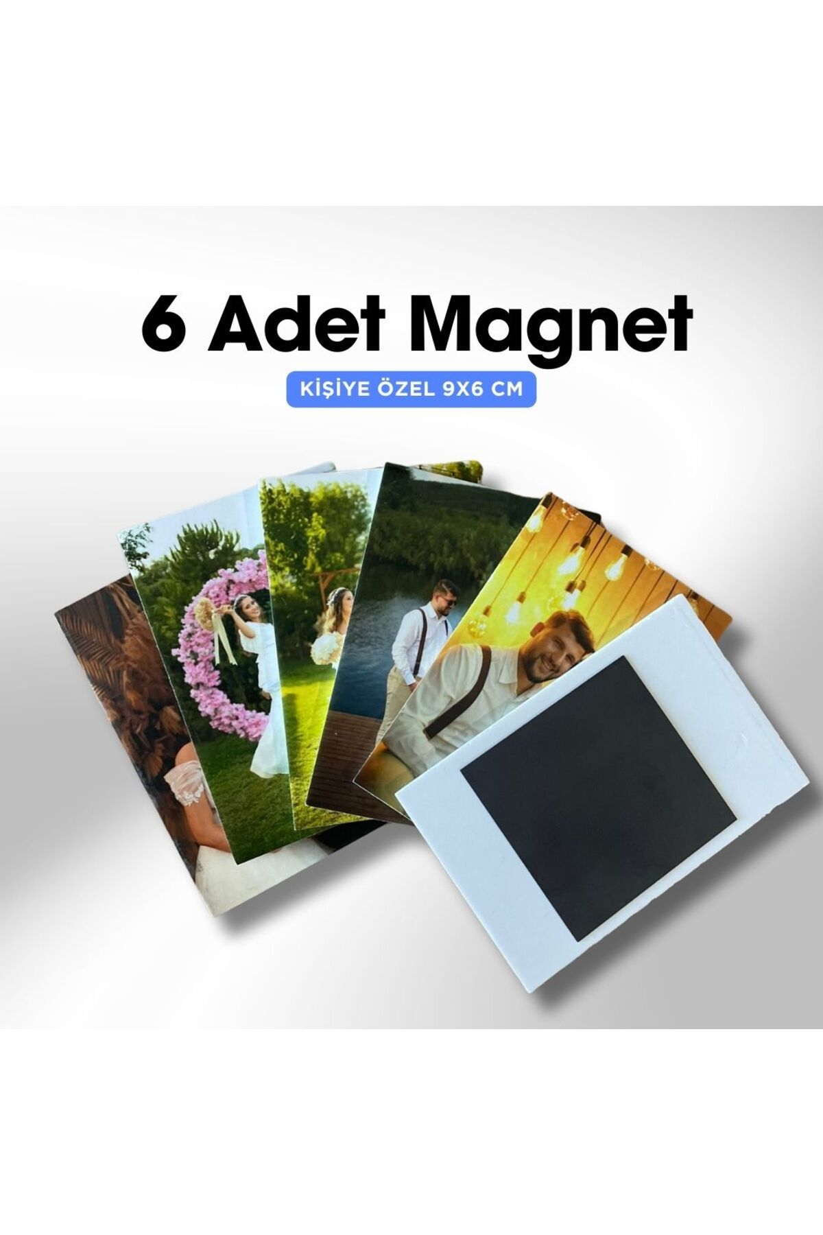 Hobiart Resimli Magnet Kişiye Özel Buzdolabı Magneti 6 Adet Yüksek Kalite Baskı 6x9 Cm Mıknatıs Dahil
