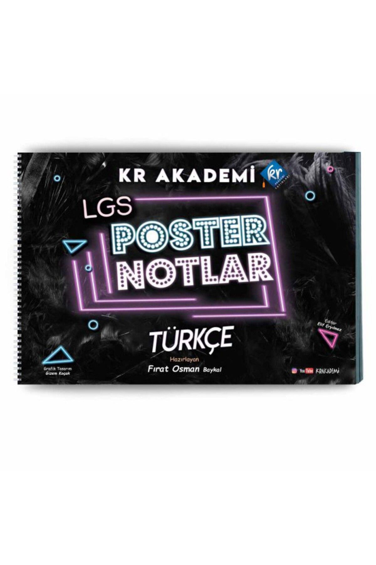 KR Akademi Yayınları Krakademi 8. Sınıf Türkçe Poster Notları