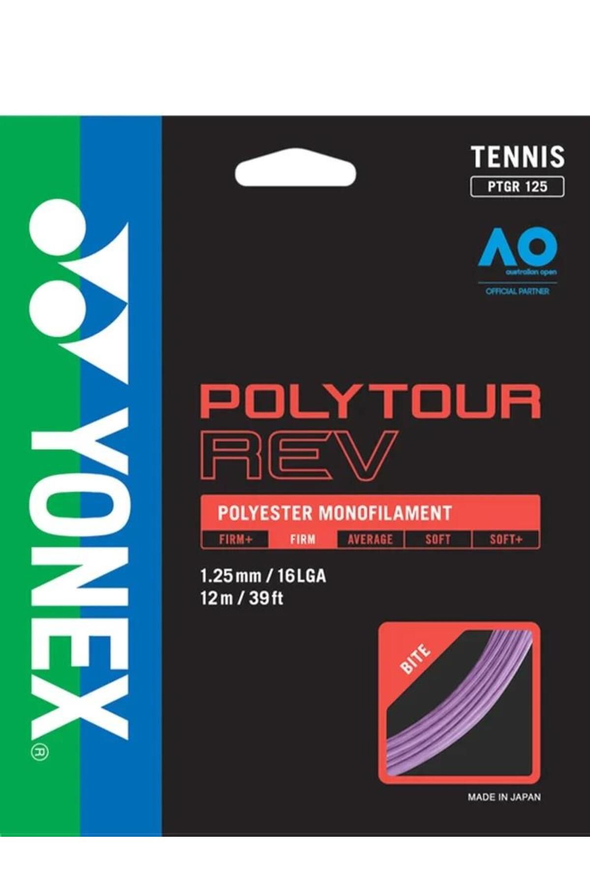Yonex Poly Tour Rev 1.25 12M Mor Tenis Kordajı