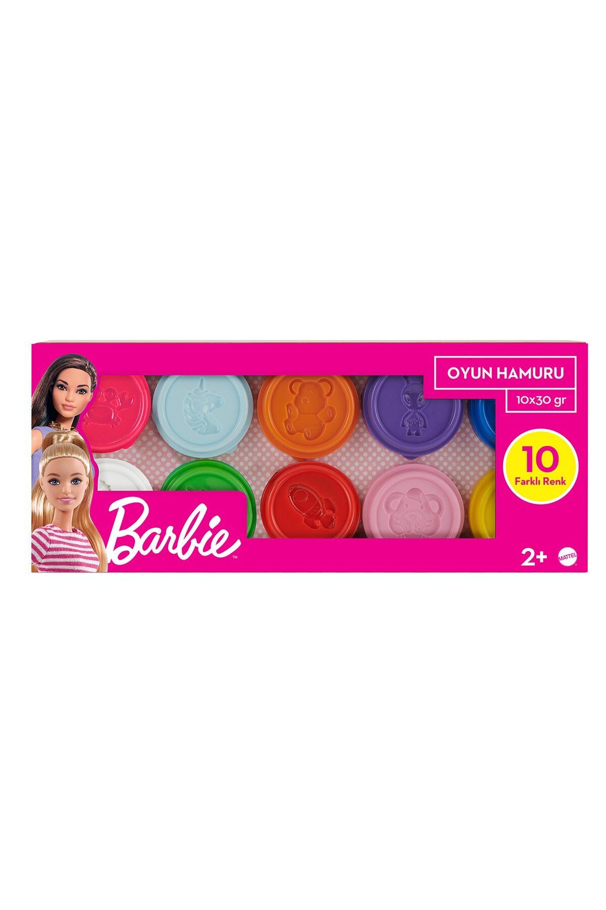 Barbie FABBATOYS Barbie 10X30 Gr Oyun Hamurları