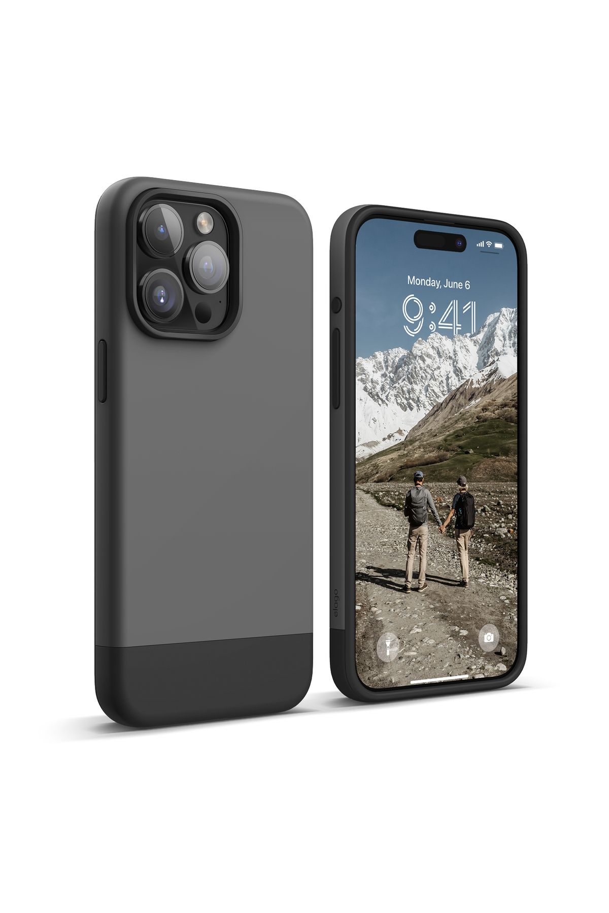 Elago Apple iPhone 15 Pro Max Uyumlu Glide MagSafe Silikon-Siyah