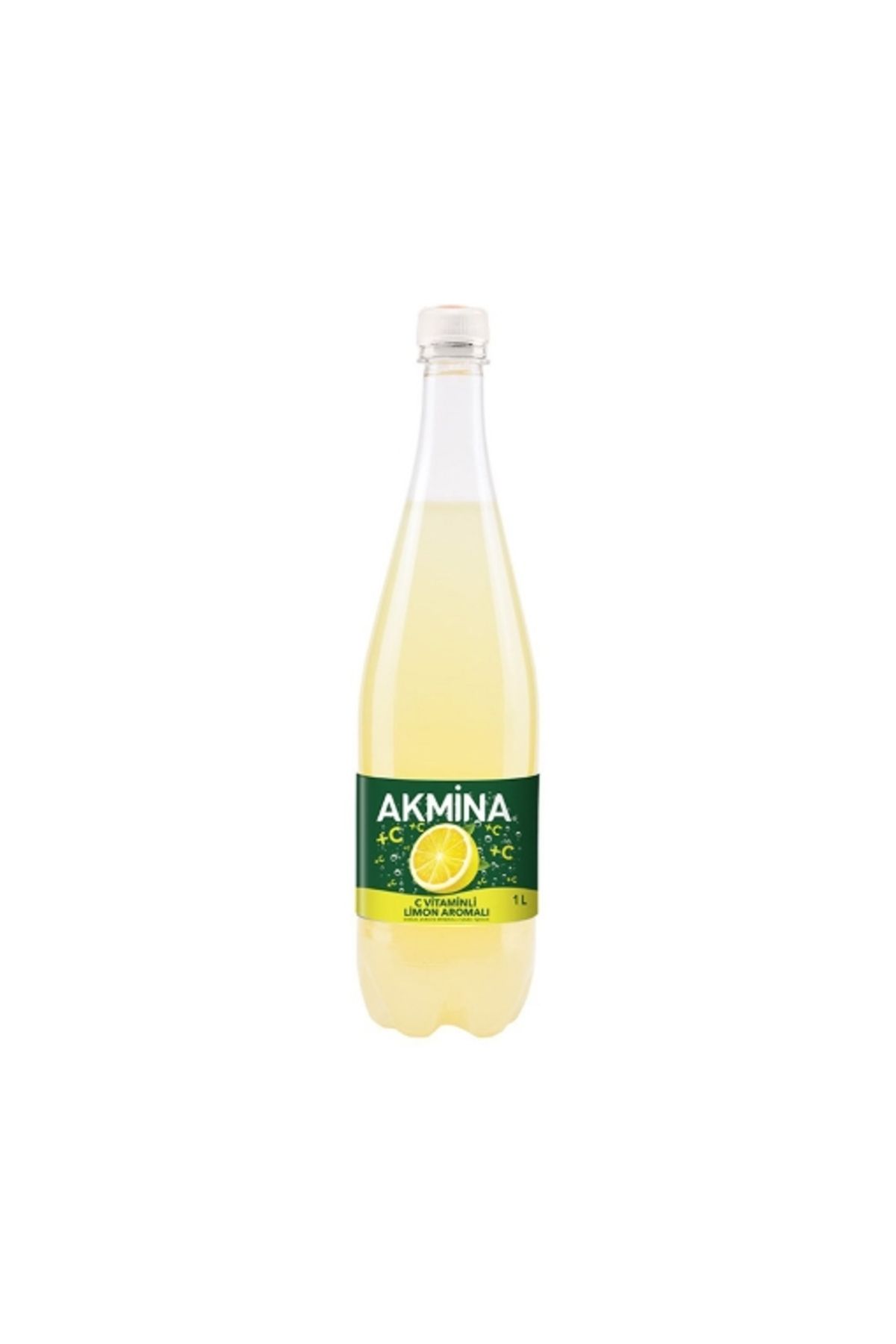 Akmina C Vit. Limonlu Maden Suyu 1 Lt. (meyveli soda) (12'li)
