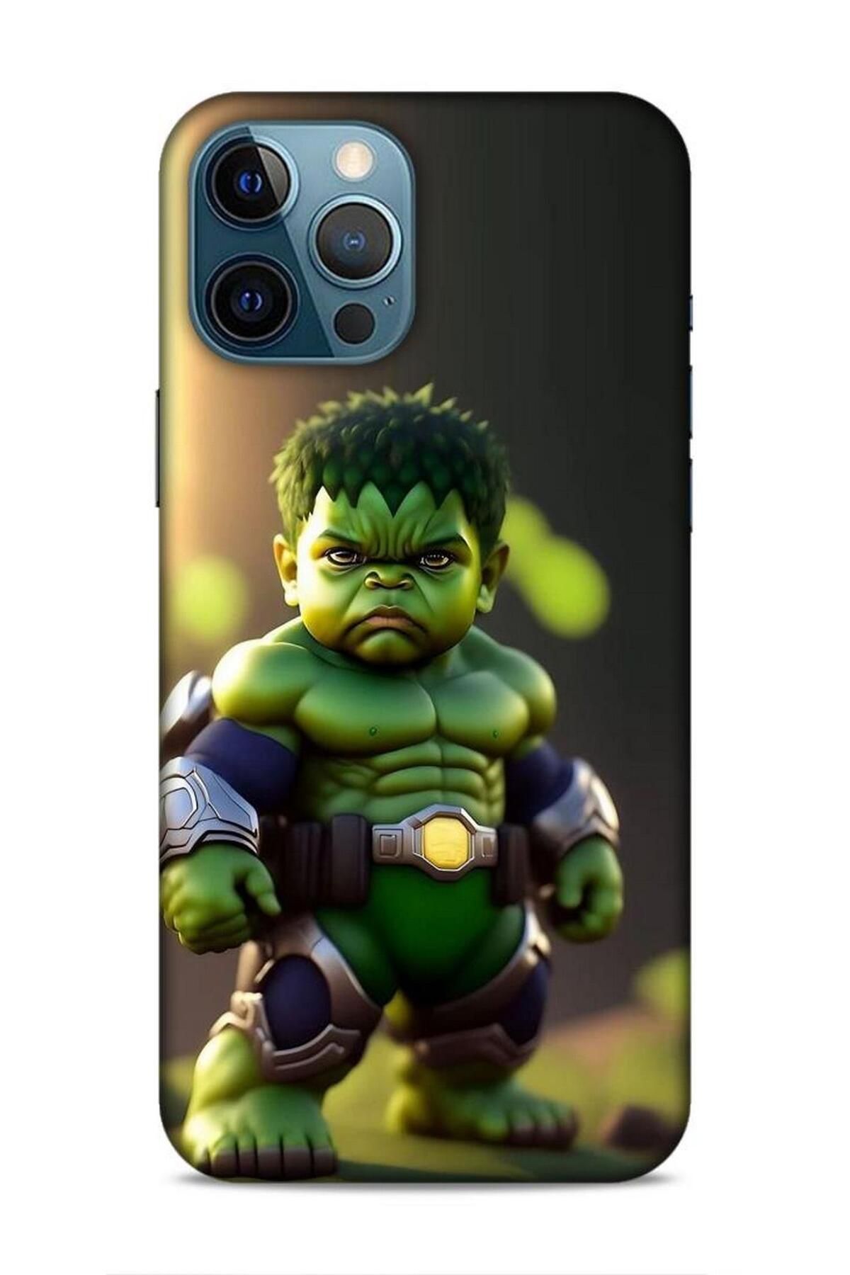 Lopard iPhone 12 Pro Max Kılıf Caliburn 24 Kablosuz Destekli Darbe Emici Kılıf Hulk Bebek