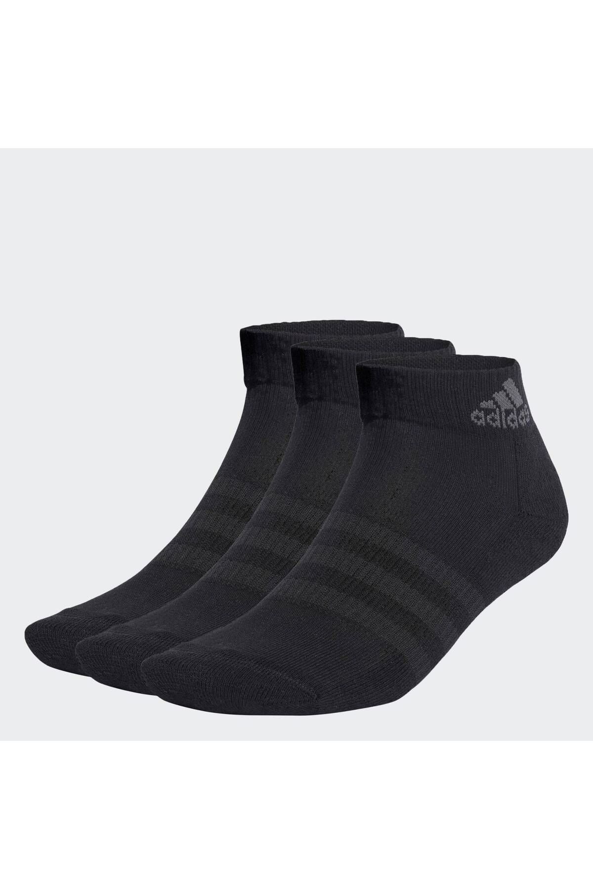 adidas Yastıklamalı Bilek Boy Çorap - 3 Çift