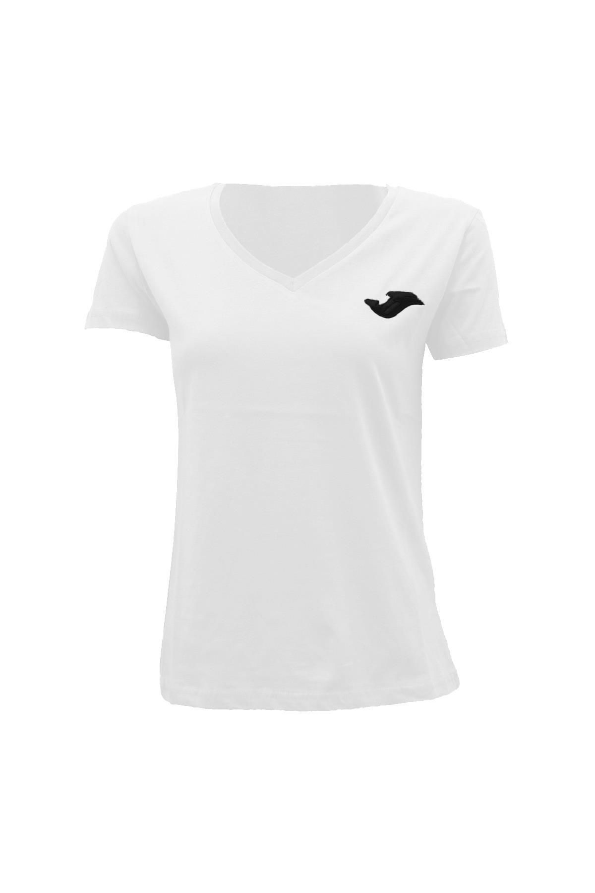 Joma Kadın T-shirt V Yaka Pamuk Level W 6231109