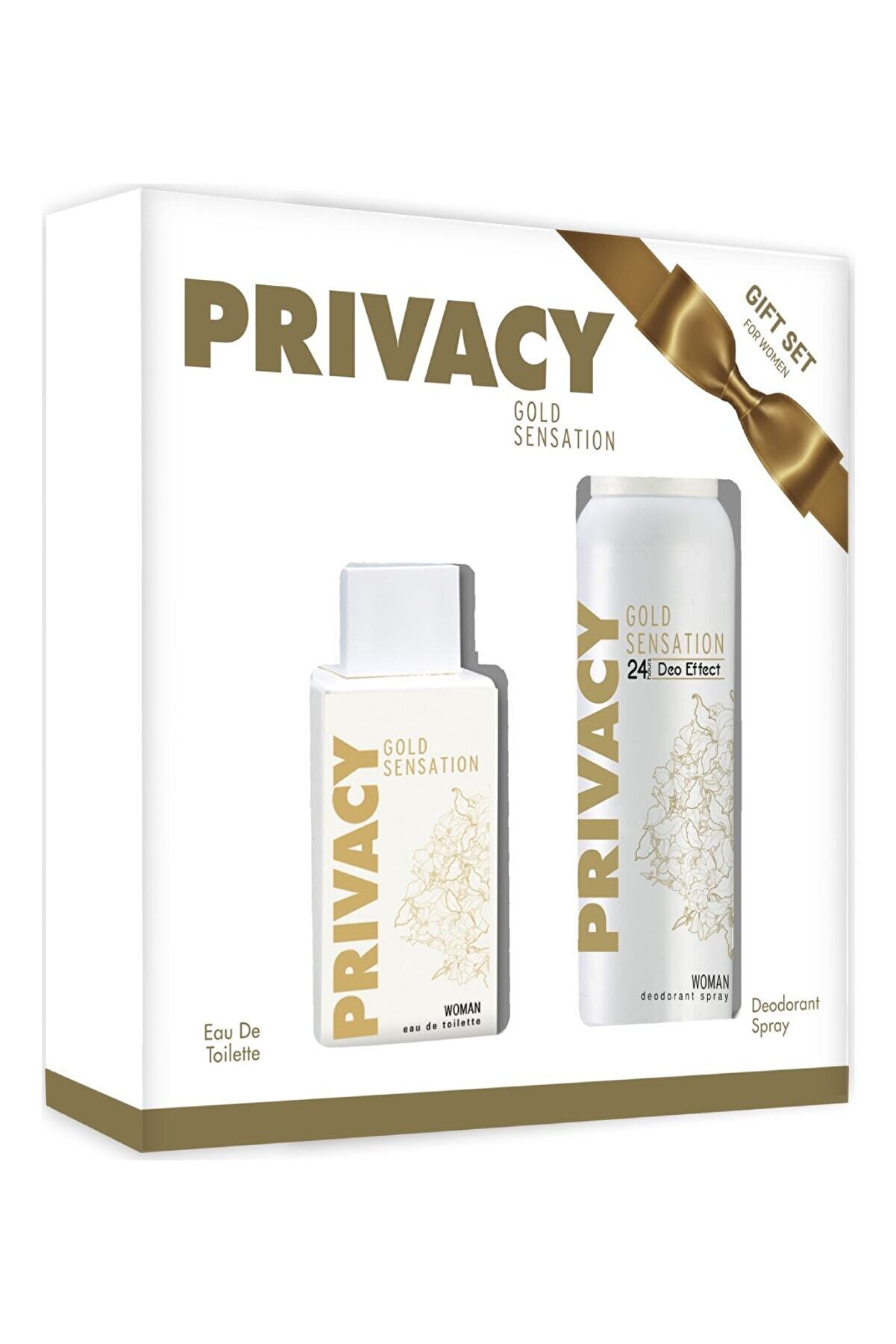 Privacy Gold Woman EDT Parfüm 100ml + Deodorant 150ml