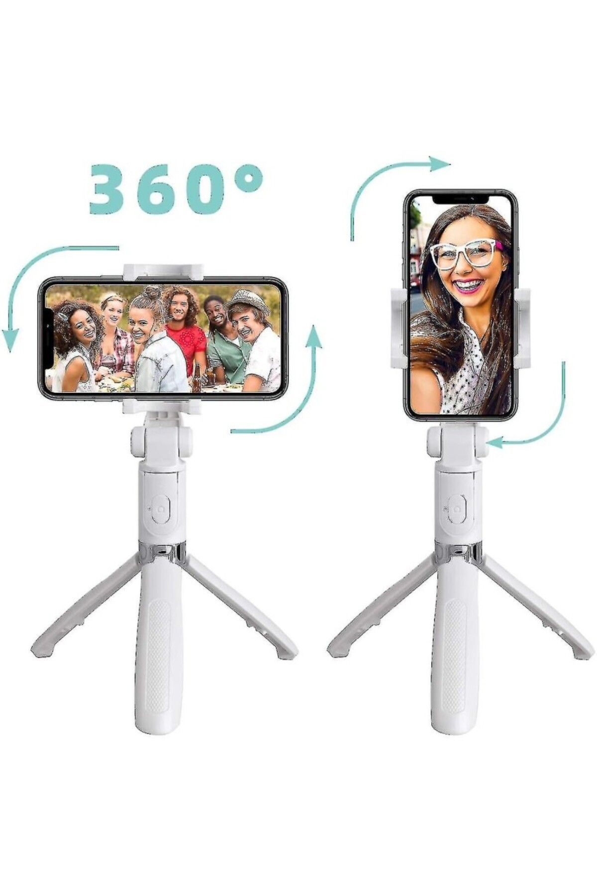 Betülce Bluetooth Kumandalı Kablosuz Selfie Çubuğu Yeni Model Youtuber