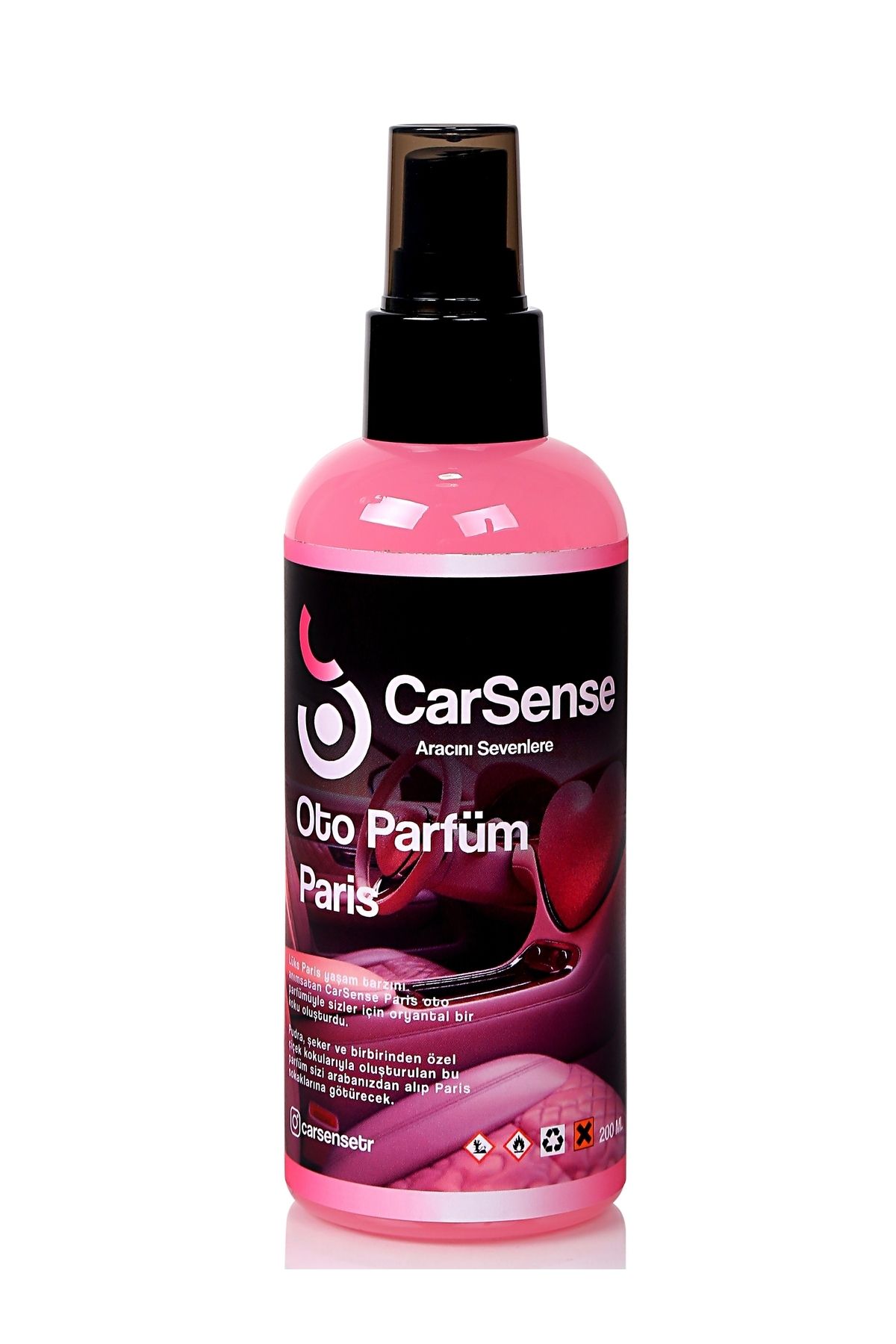 CarSense Oto Parfüm Paris - Sprey Araç Kokusu 200 ml