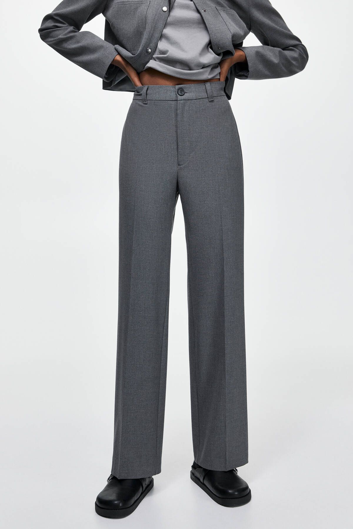 Pull & Bear Klasik straight fit pantolon