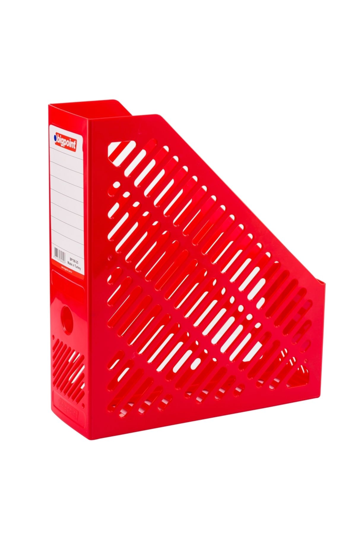 Bigpoint Plastik Kutu Klasör Kırmızı x 6 Adet
