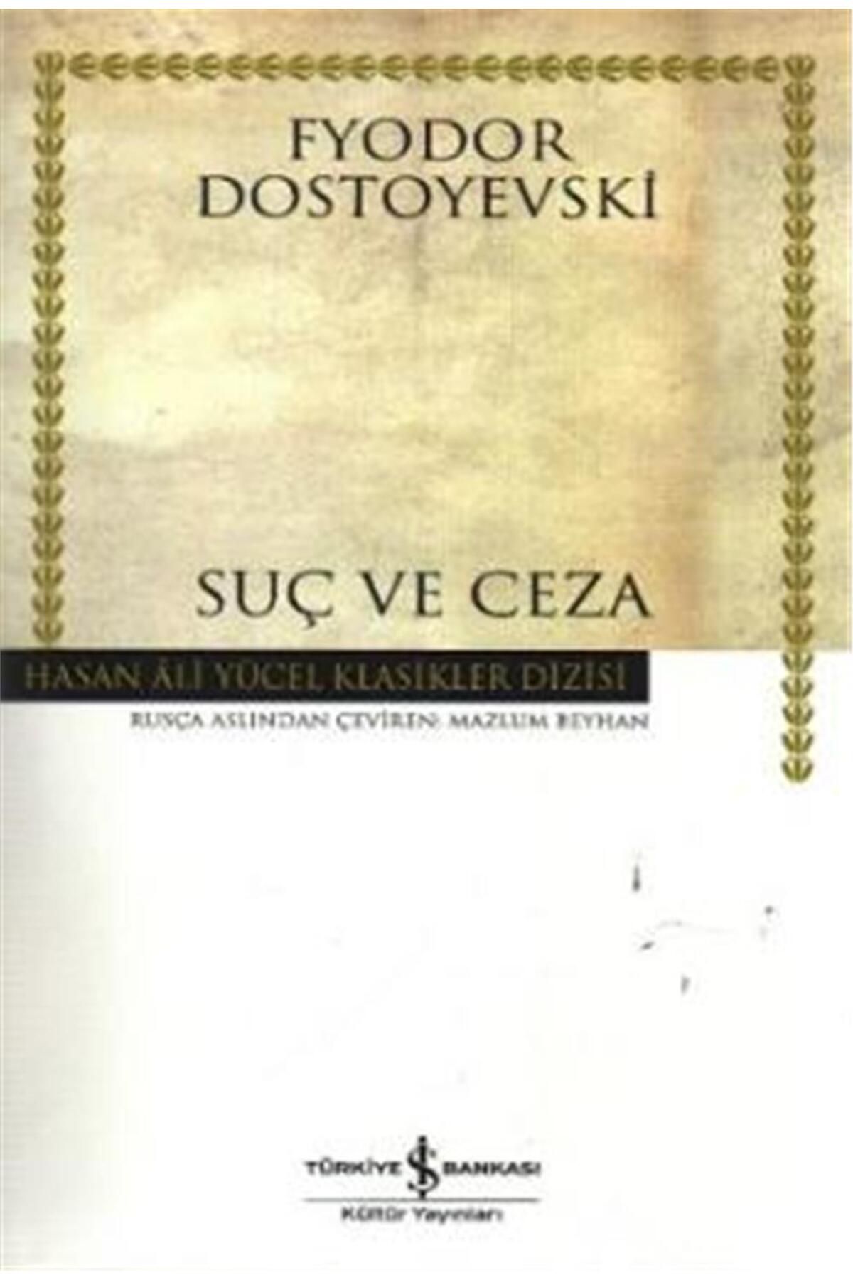 Türkiye İş Bankası Kültür Yayınları Suç Ve Ceza - Hasan Ali Yücel Klasikleri