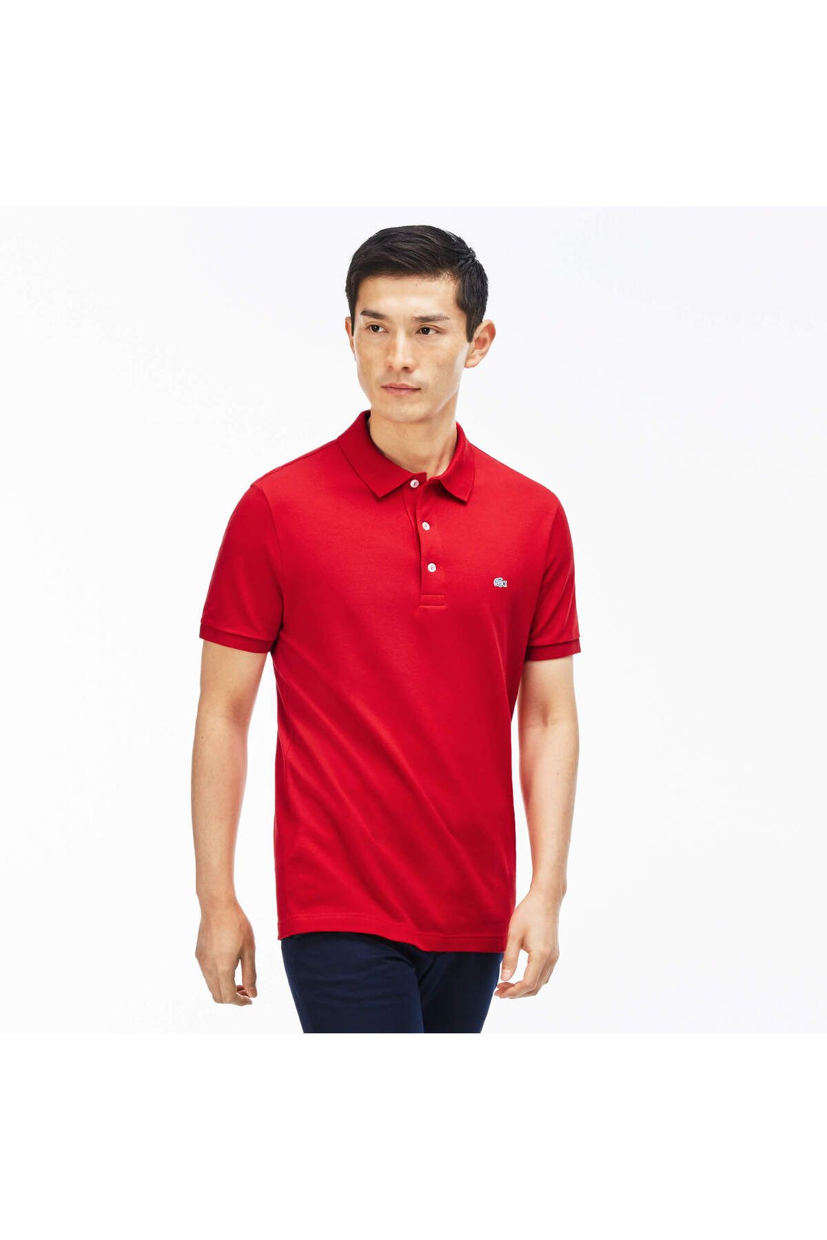 Lacoste Erkek Slim Fit Kırmızı Polo