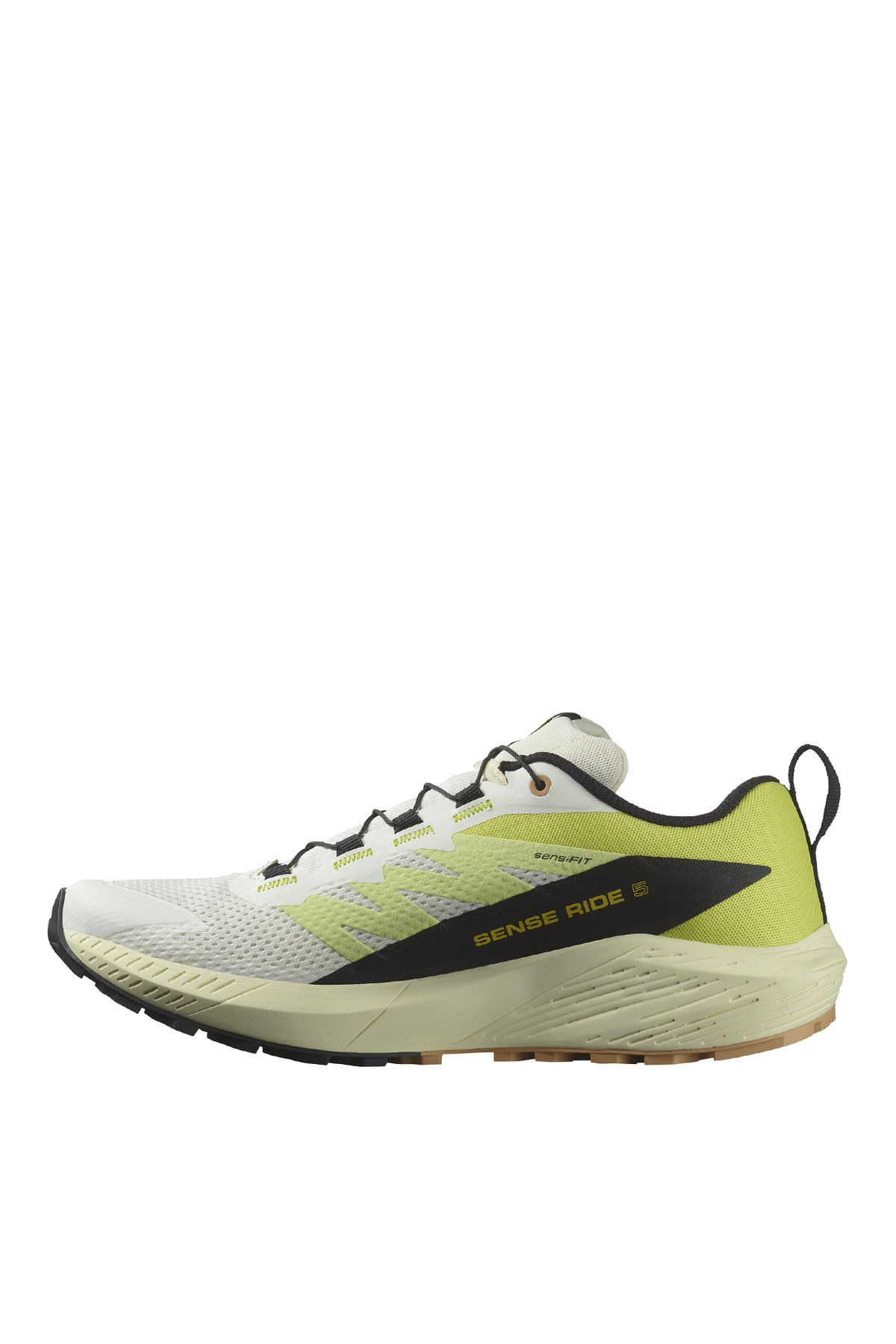 Salomon Beyaz - Sarı Erkek Koşu Ayakkabısı L47458400_SENSE RIDE 5