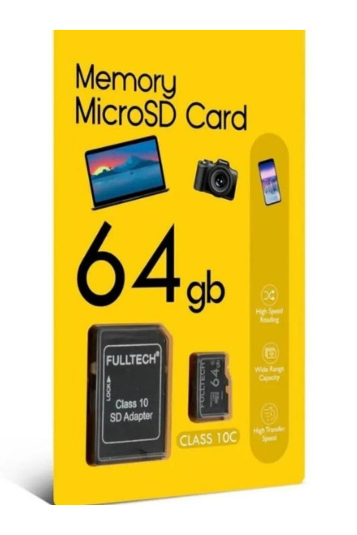 Fulltech 64 / 128 GB Micro SD Kart Hafıza Kartı