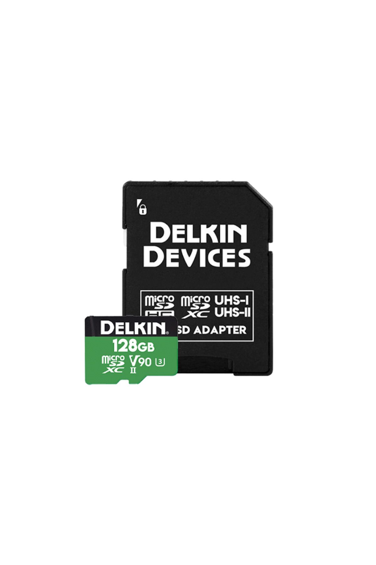 Delkin Delkin 128GB Power UHS-II (V90) Micro SD Hafıza Kartı