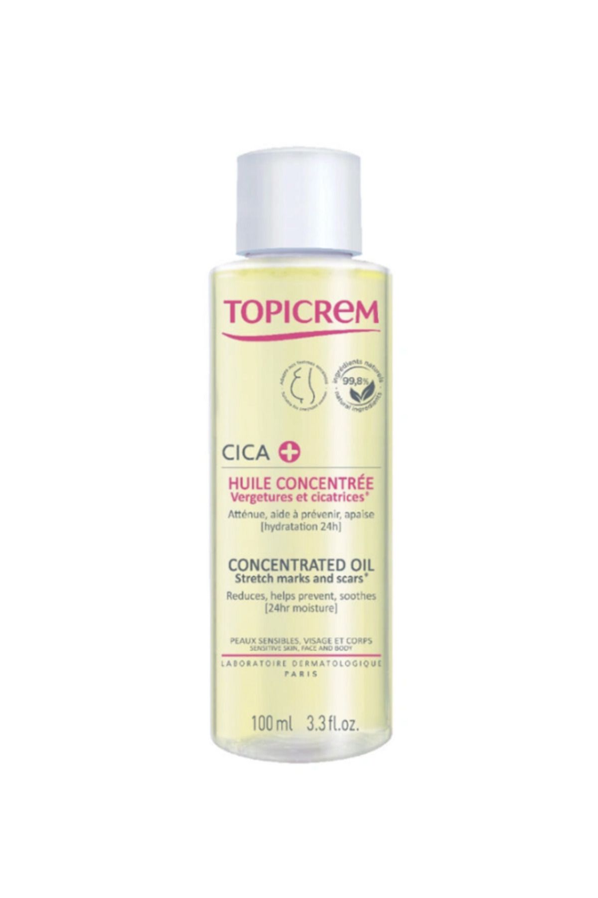 Topicrem CICA Concentrated Oil 100 ml(Nemsiz Hassas Cilt Tiplerine Yöneliktir)