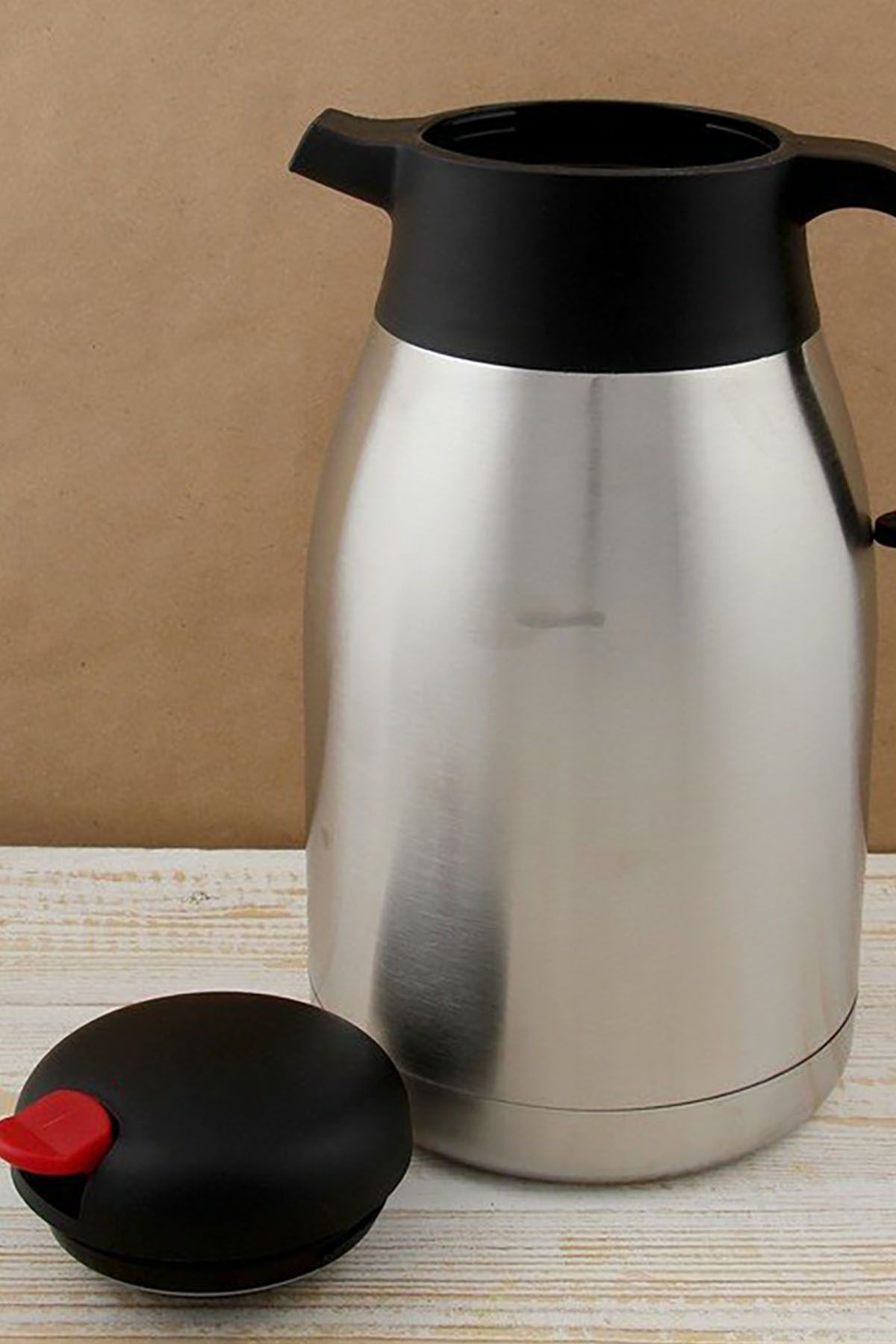 TechnoStation Penguen 2.5 Lt Çift Kat Çelik Çay Termos