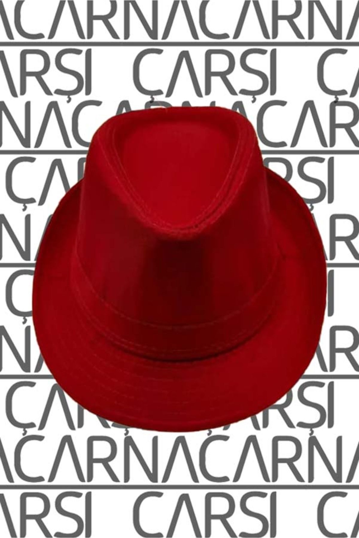 FATELLA Unisex Çocuk Kırmızı Fötr Şapka 23 Nisan 29 Ekim Gösteri