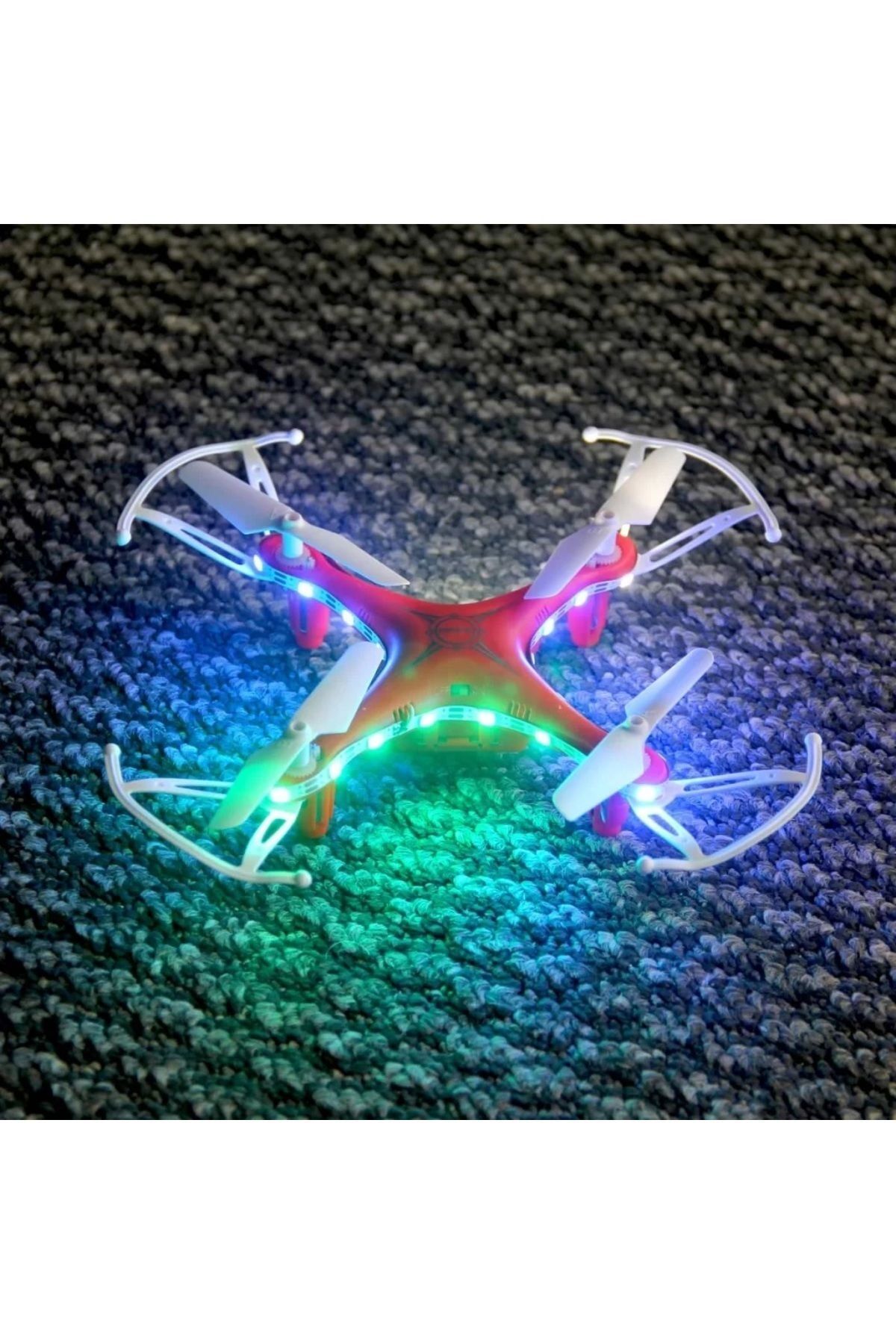 Erdem Oyuncak Çocuk Led Işıklı Uzaktan Kumandalı Eğlenceli Drone 2.4ghz