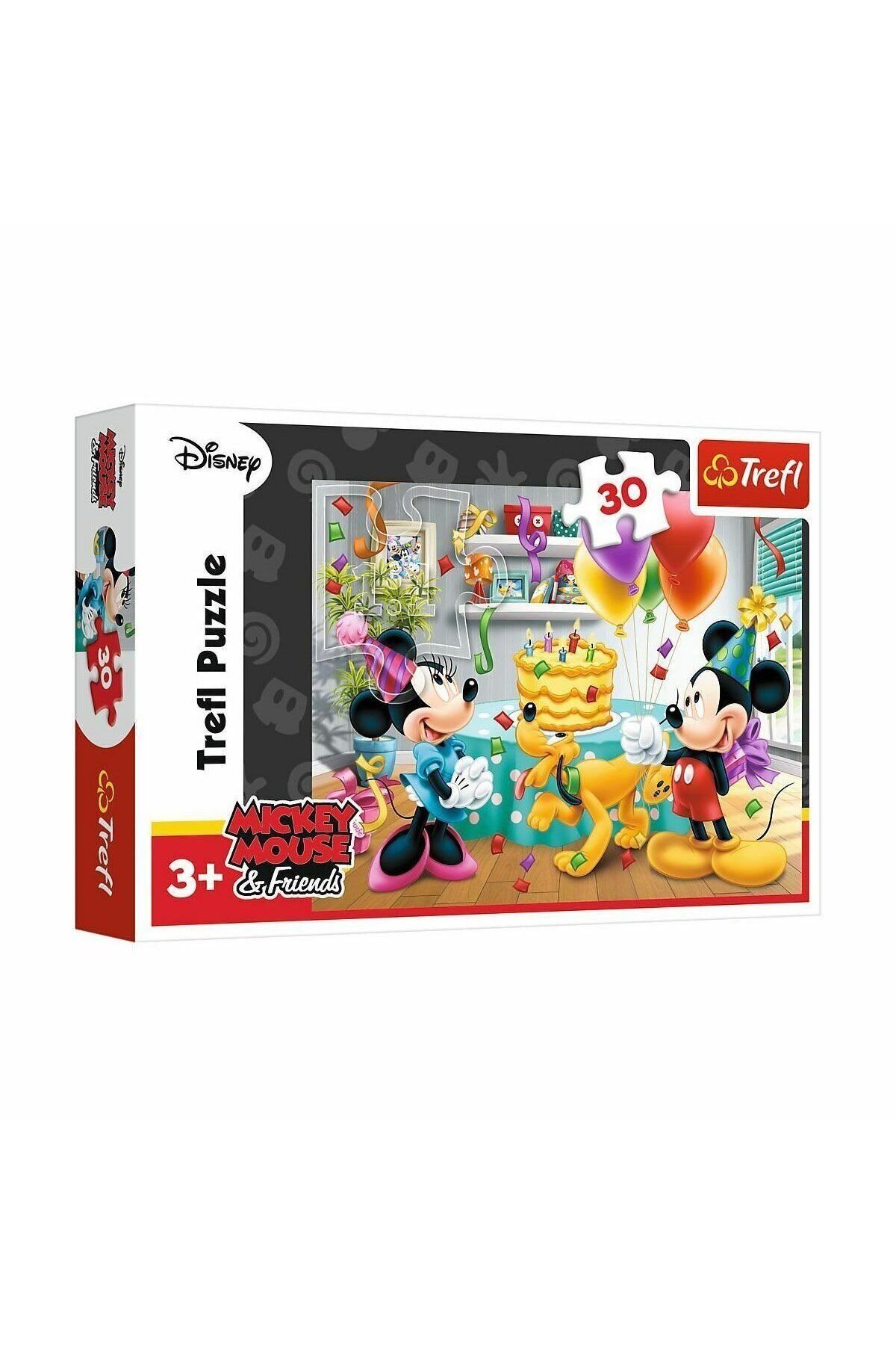 DEDE 18211 Disney Mickey Mouse 30 Parça Puzzle