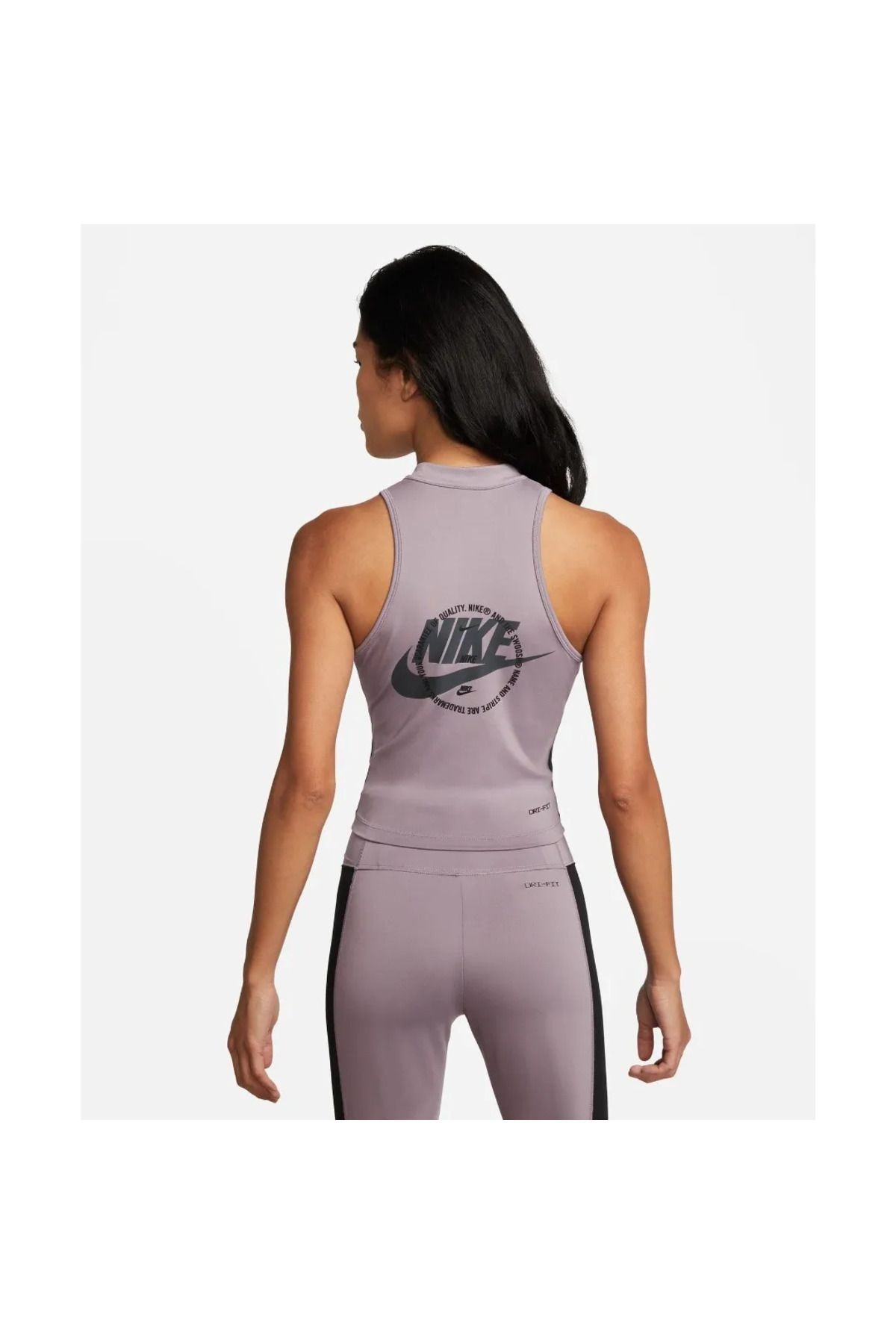 Nike Sportswear Dri-Fit Sleeveless 1/4-Zip Kadın Atlet DX2326-531