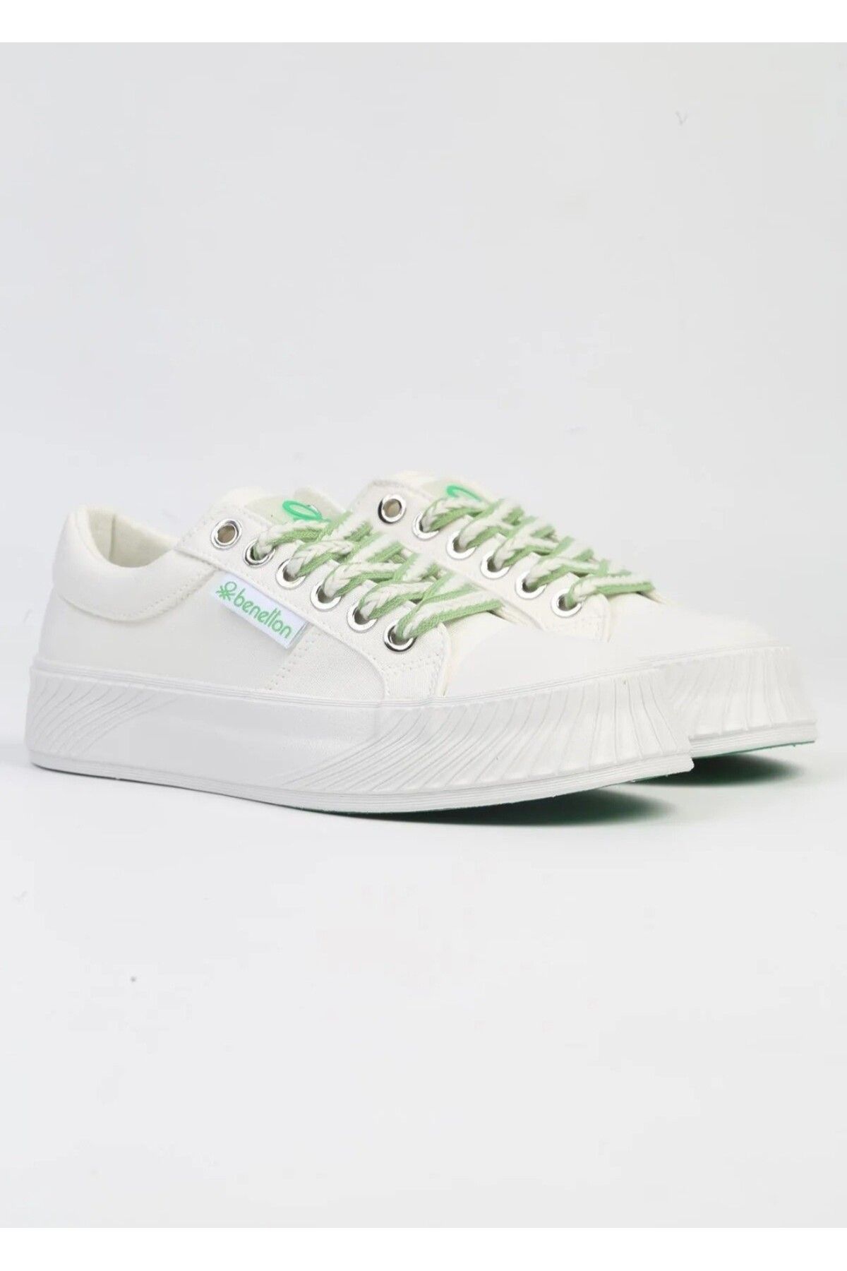 United Colors of Benetton Benetton 10097 Beyaz Kadın Sneaker Spor Ayakkabı