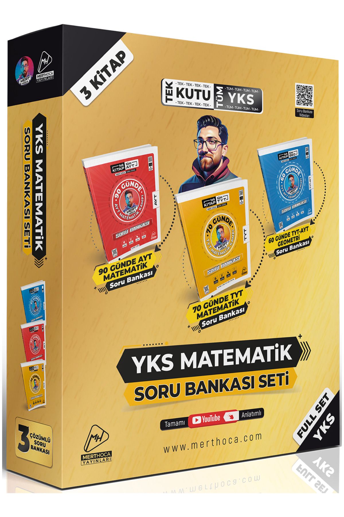 Mert Hoca Yayınları 2024 Mert Hoca YKS TYT-AYT Matematik Soru Bankası Seti