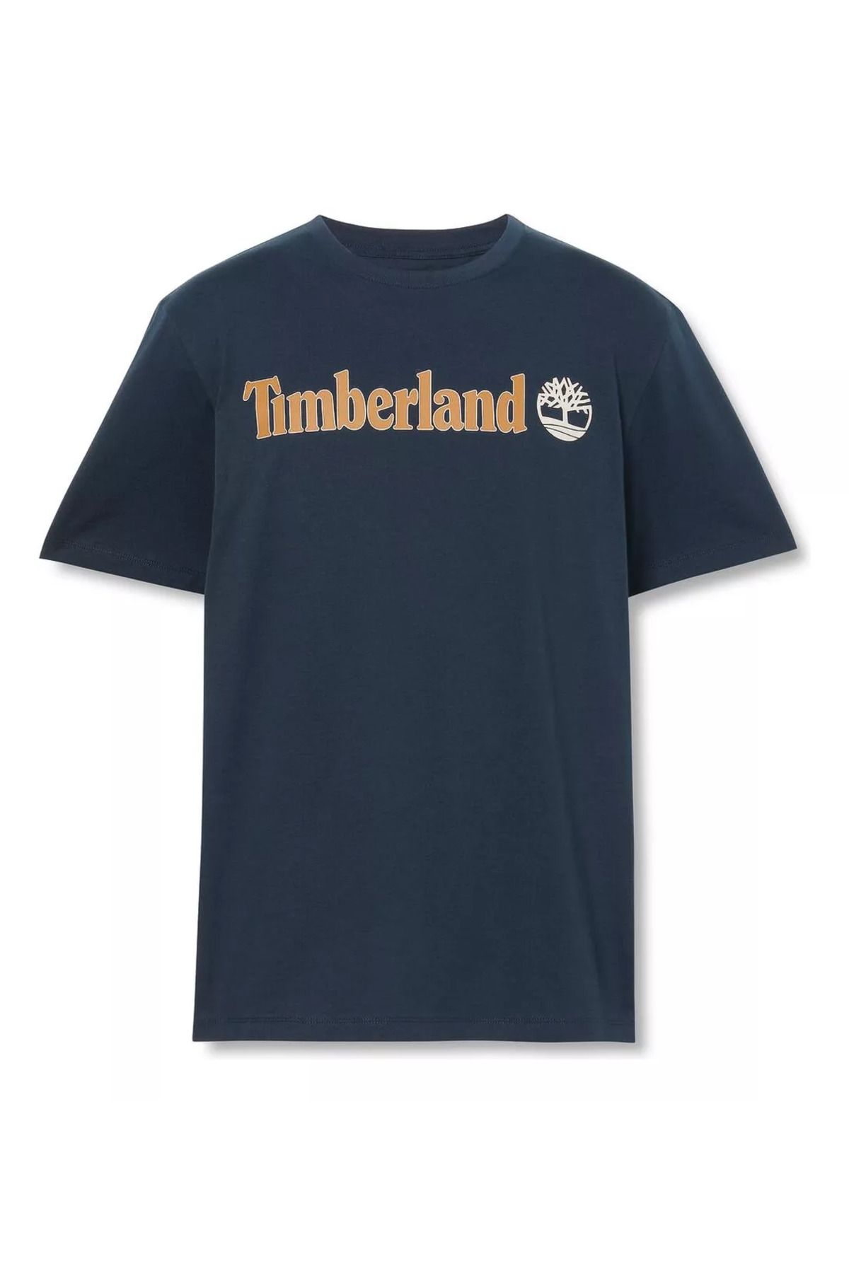 Timberland Linear Logo Short Sleeve Tee Erkek Lacivert Tshirt Tb0a5upq4331
