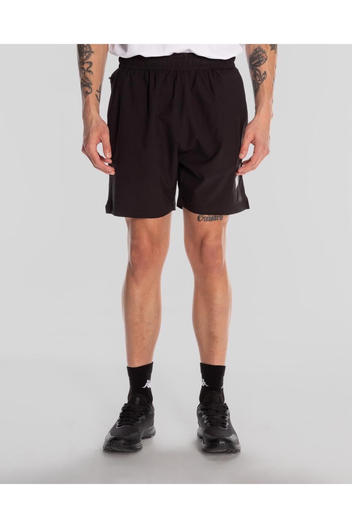 Kappa Man Kombat Vıctor Shorts Black 2/1 Short 341u2dw-005