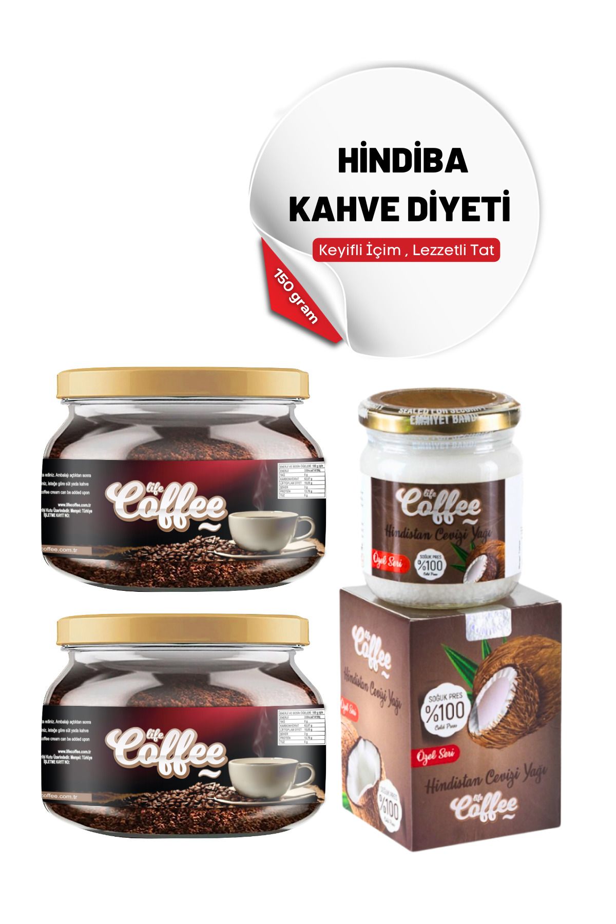 Lifecoffee Diyet Kahve , Hindiba Kahve , 3’lü Fırsat Paketi