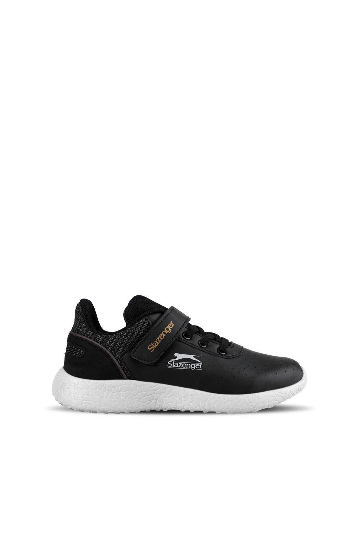 Slazenger Basket Sneaker Unisex Çocuk Ayakkabı Siyah / Gri Sa22lf031-520