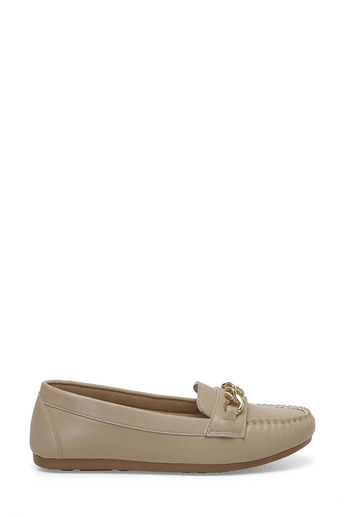 Missf DS21071T 4FX Bej Kadın Loafer