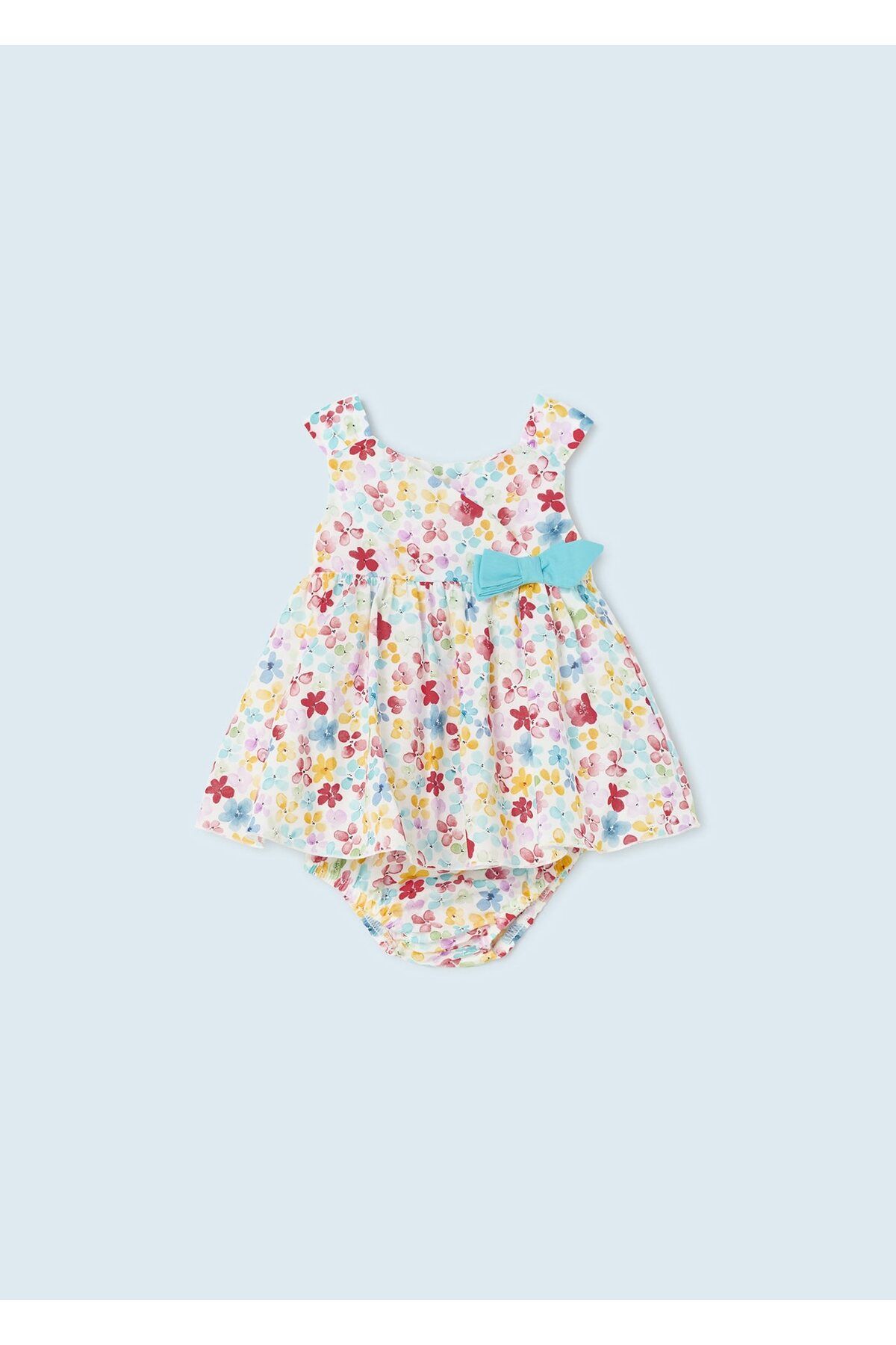 Mayoral Kız Bebek Yazlık Baskılı Elbise Set 1824