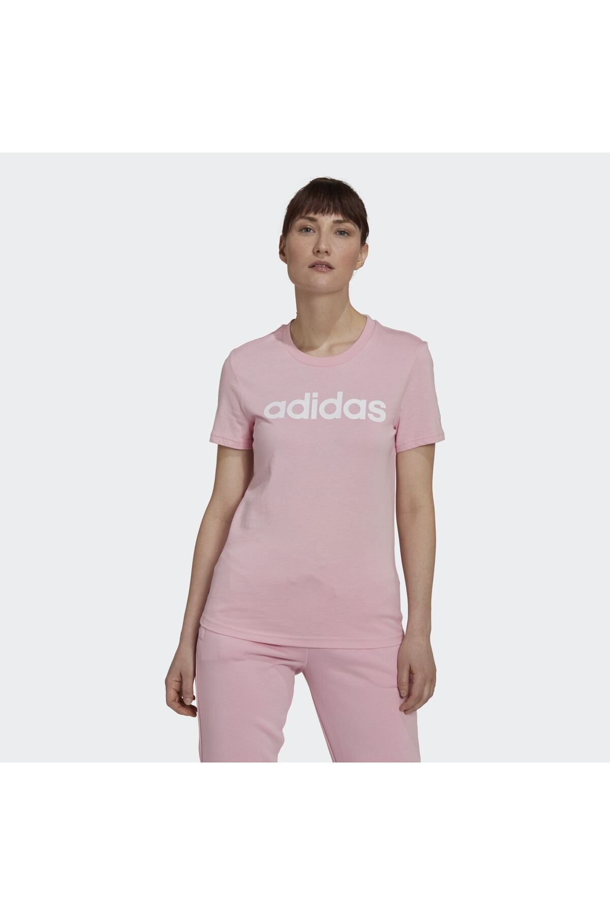 adidas Loungewear Essentials Slim Logo Kadın Tişört Hl2051