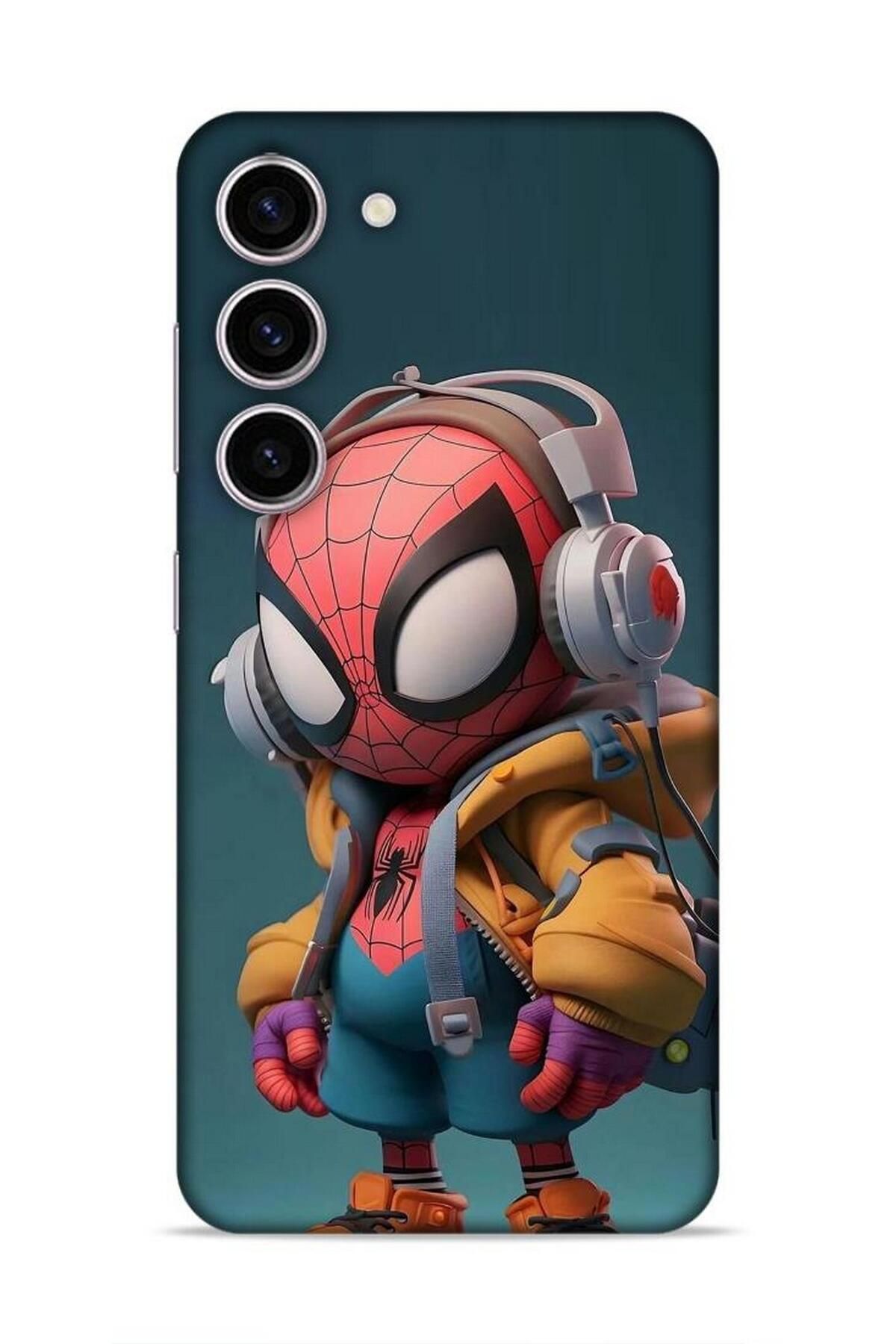 Lopard Samsung Galaxy S24 Kılıf Caliburn 25 Soyulmayan Magsafe Kılıf Spiderman Bebek