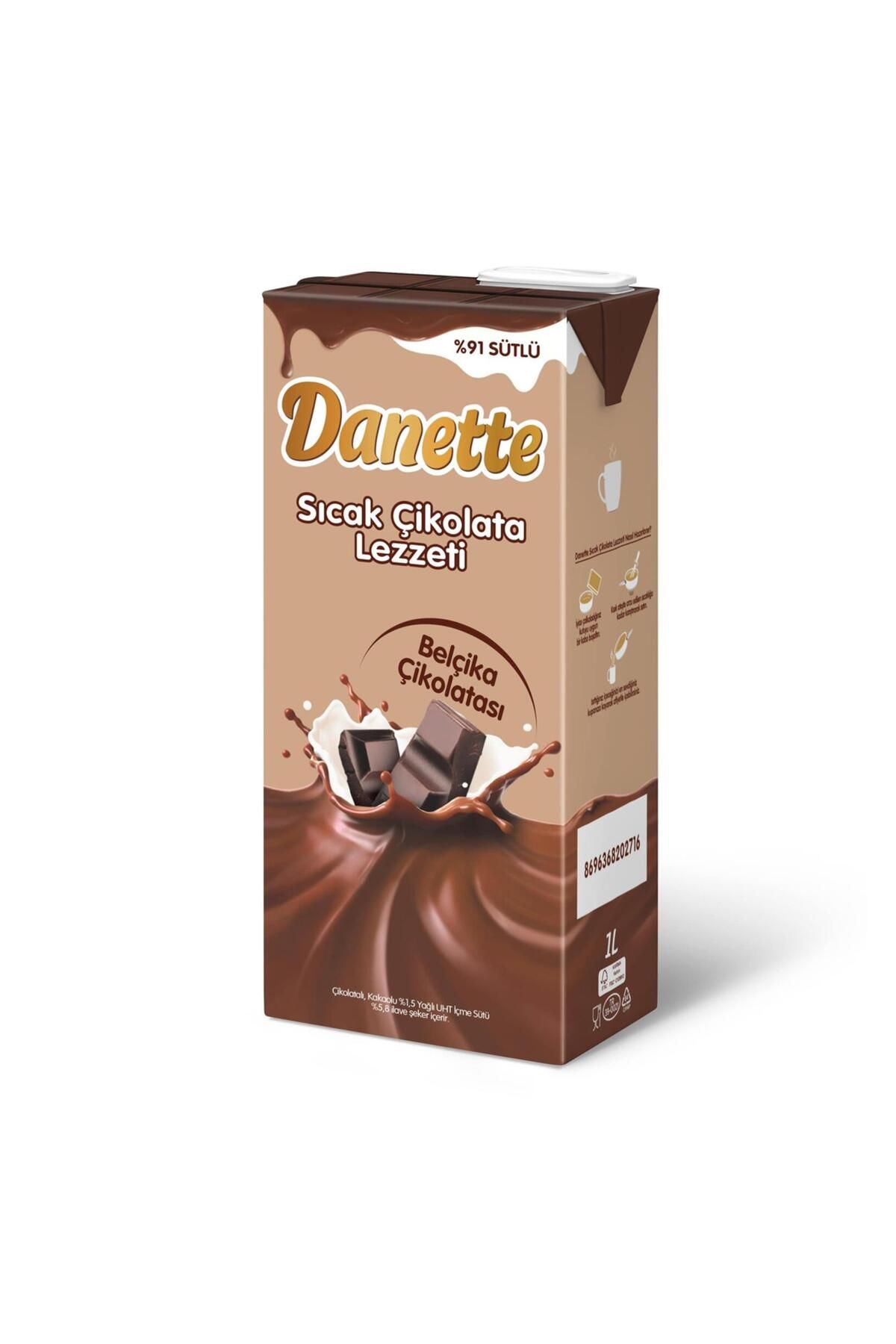 Danone Danette Sıcak Çikolata Lezzeti 1 Lt