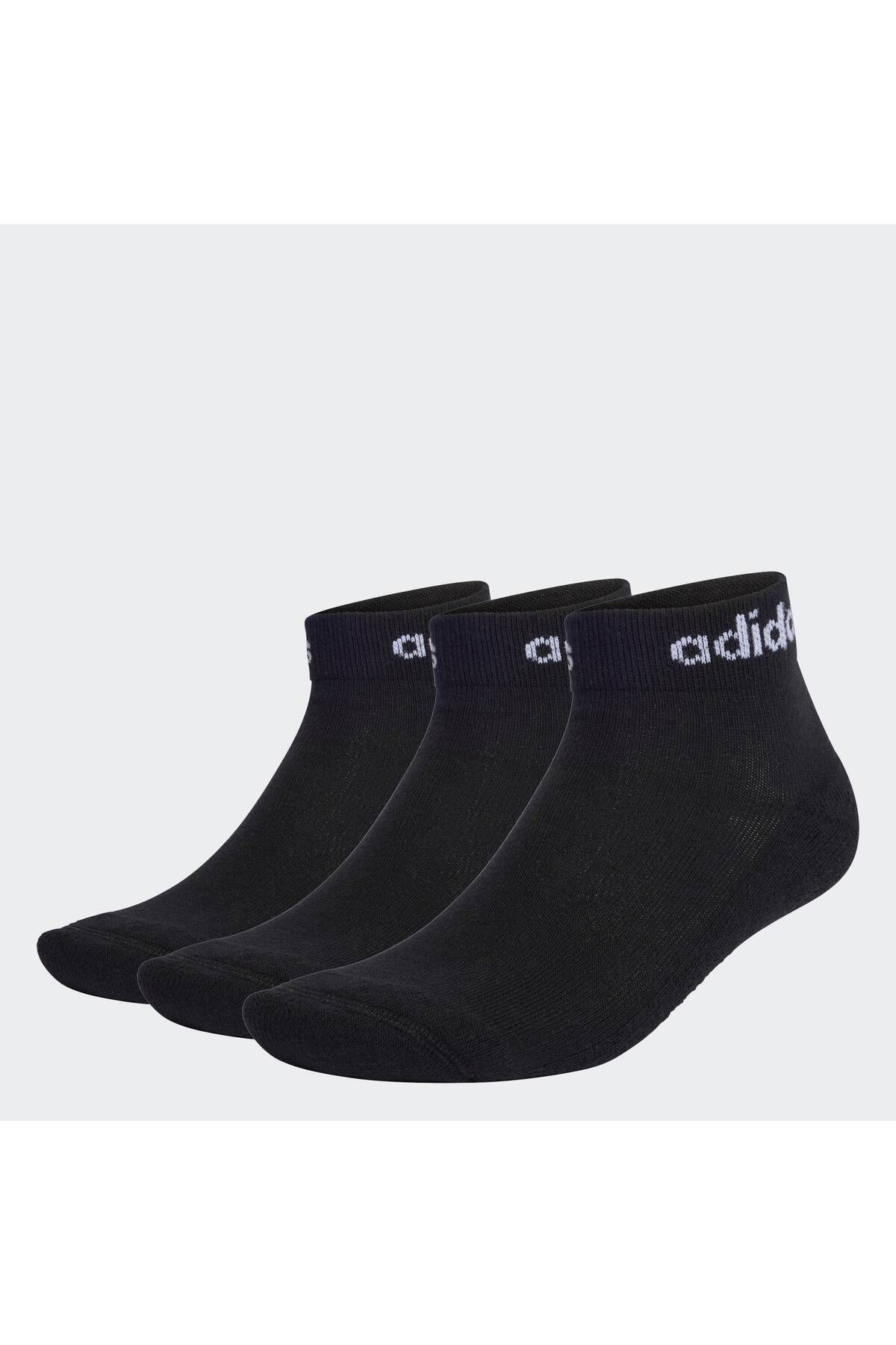 adidas Think Linear Ankle Socks 3 Pairs